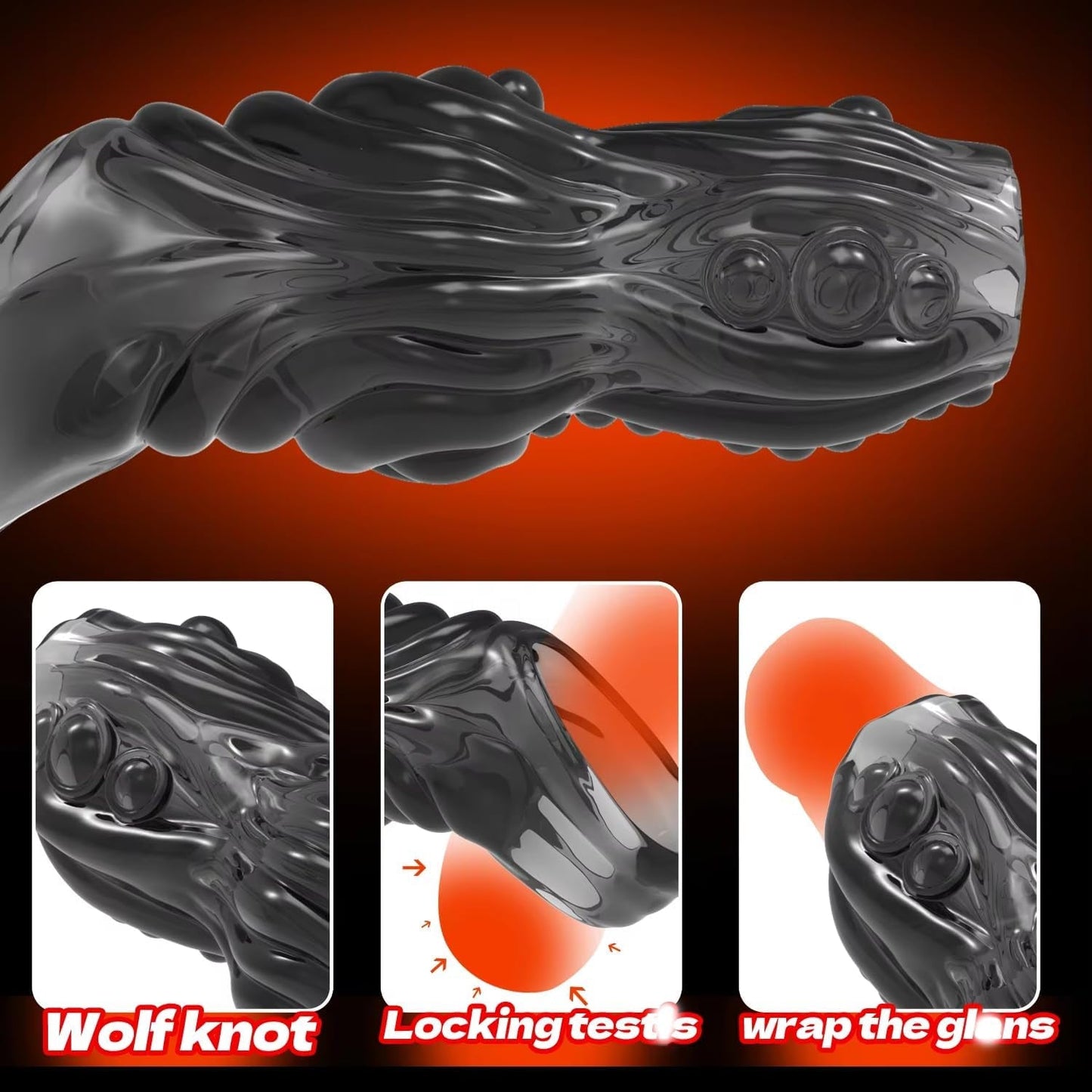 FullLock Monster Silicone Cock Sleeve Extender - Vixen | Nova Network