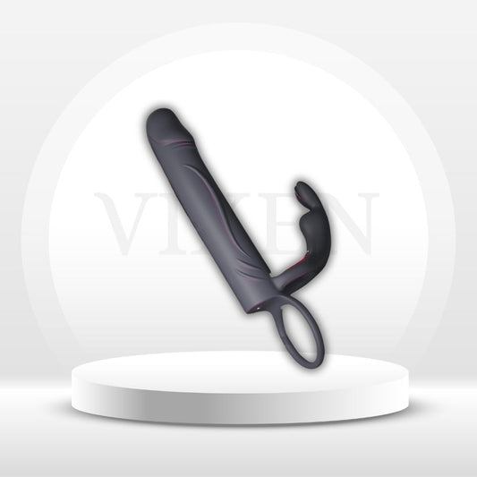 FusionRing Dual Shaft Couples Vibrating Cock Ring - Vixen | Nova Network