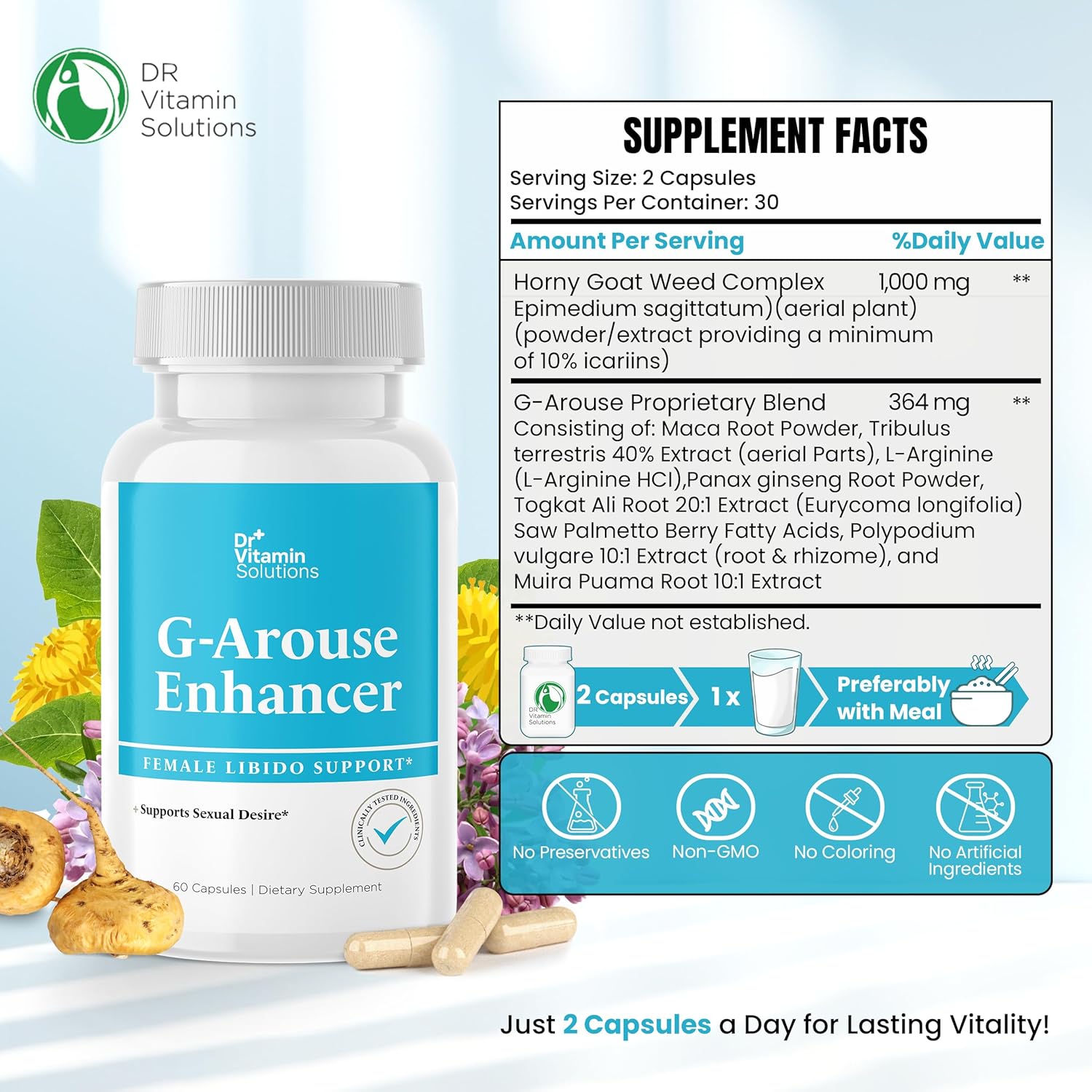 G - Arouse Enhancer for Women – Libido & Energy Support - Vixen | Nova Network