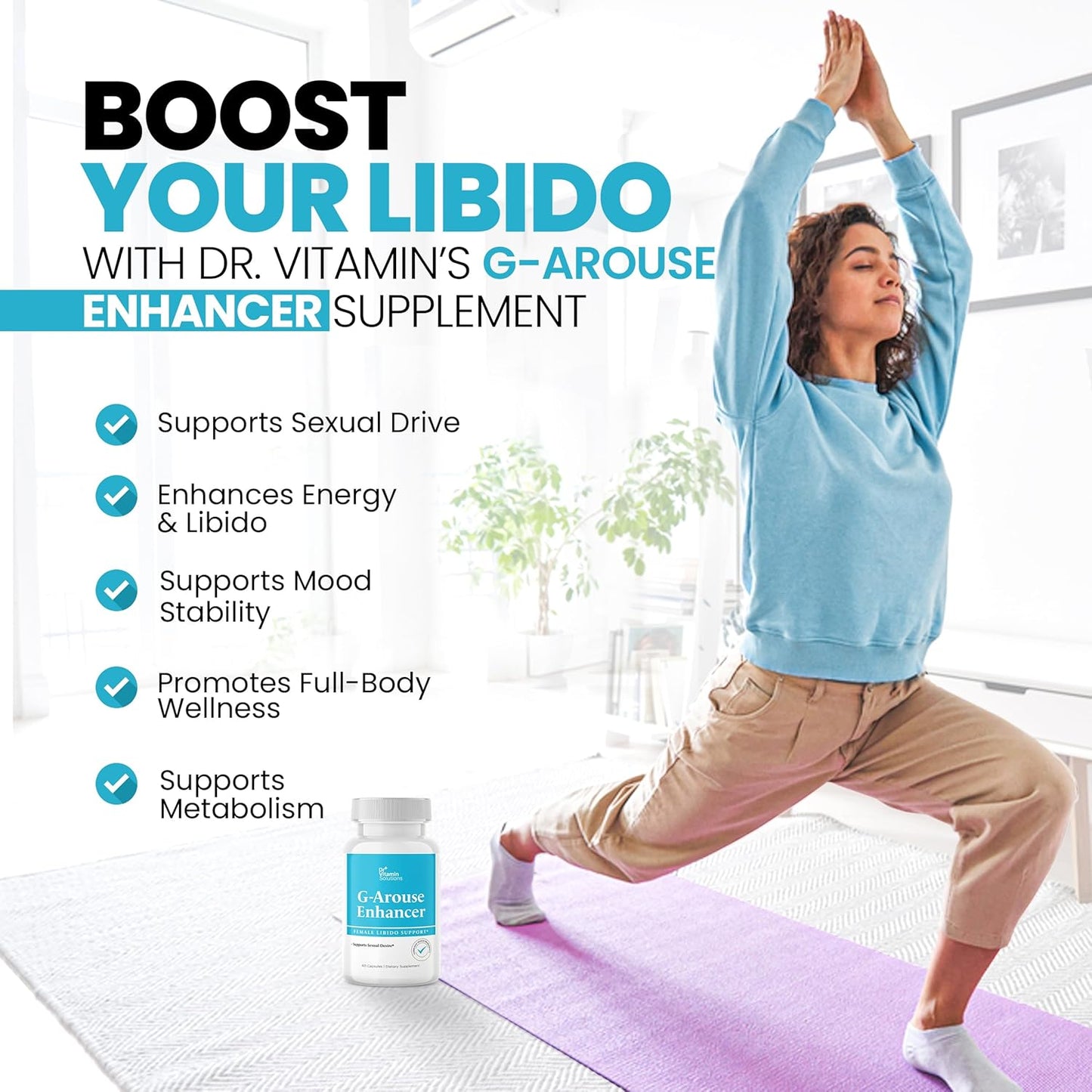 G - Arouse Enhancer for Women – Libido & Energy Support - Vixen | Nova Network