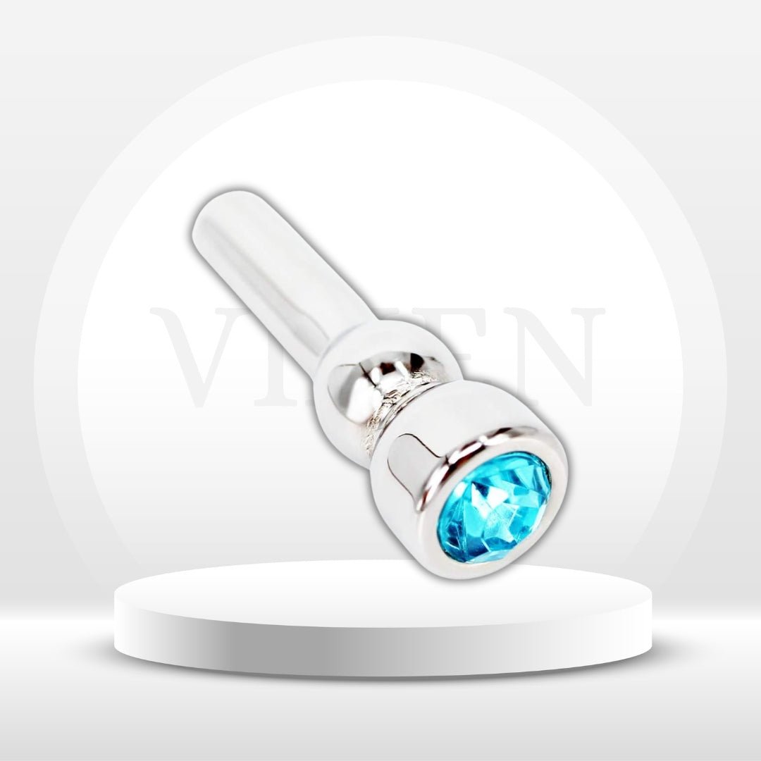 GemPlug Stainless Steel Gem Urethral Sound Penis Plug - Vixen | Nova Network