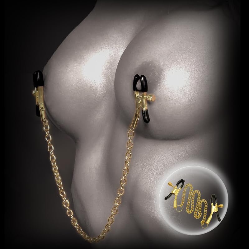 GildedTease Adjustable BDSM Nipple Clamps - Vixen | Nova Network