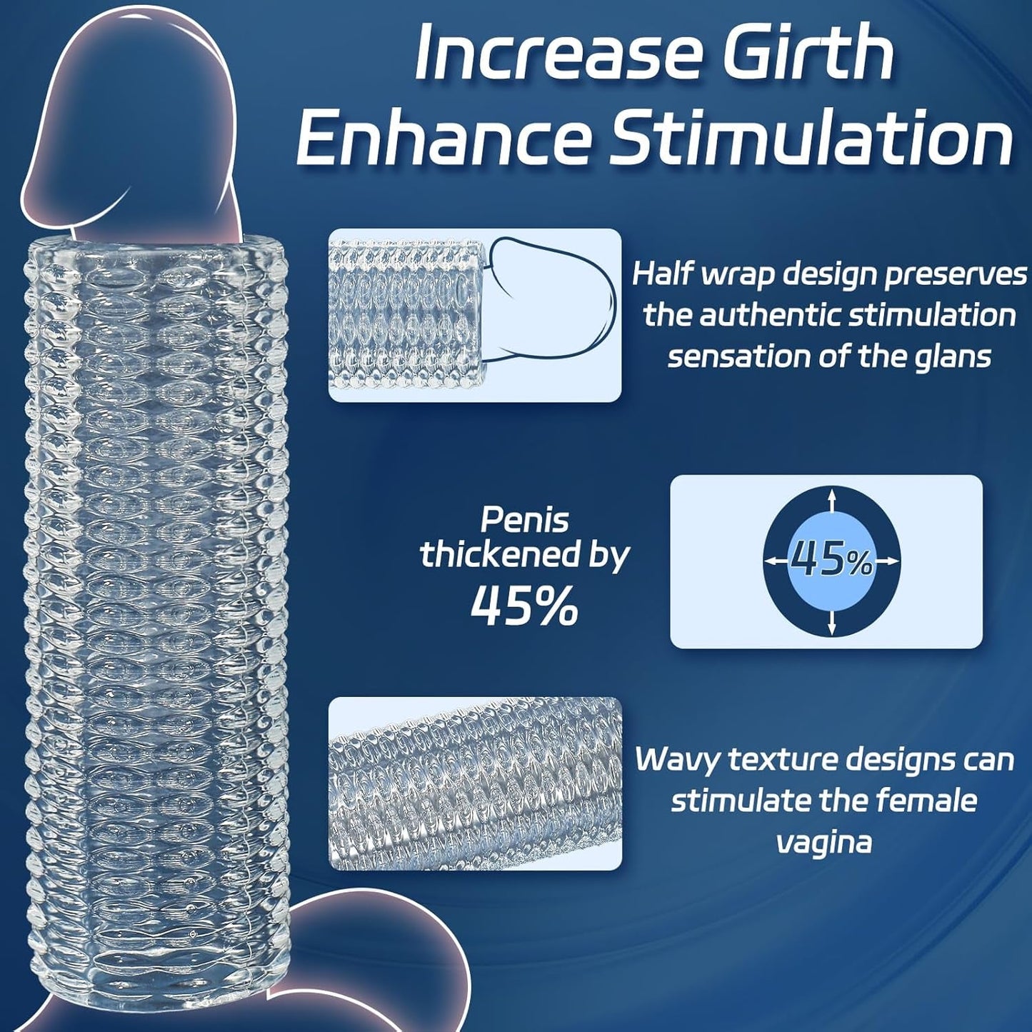 GirthForge Trim - to - Fit Penis Girth Enhancer Sleeve - Vixen | Nova Network