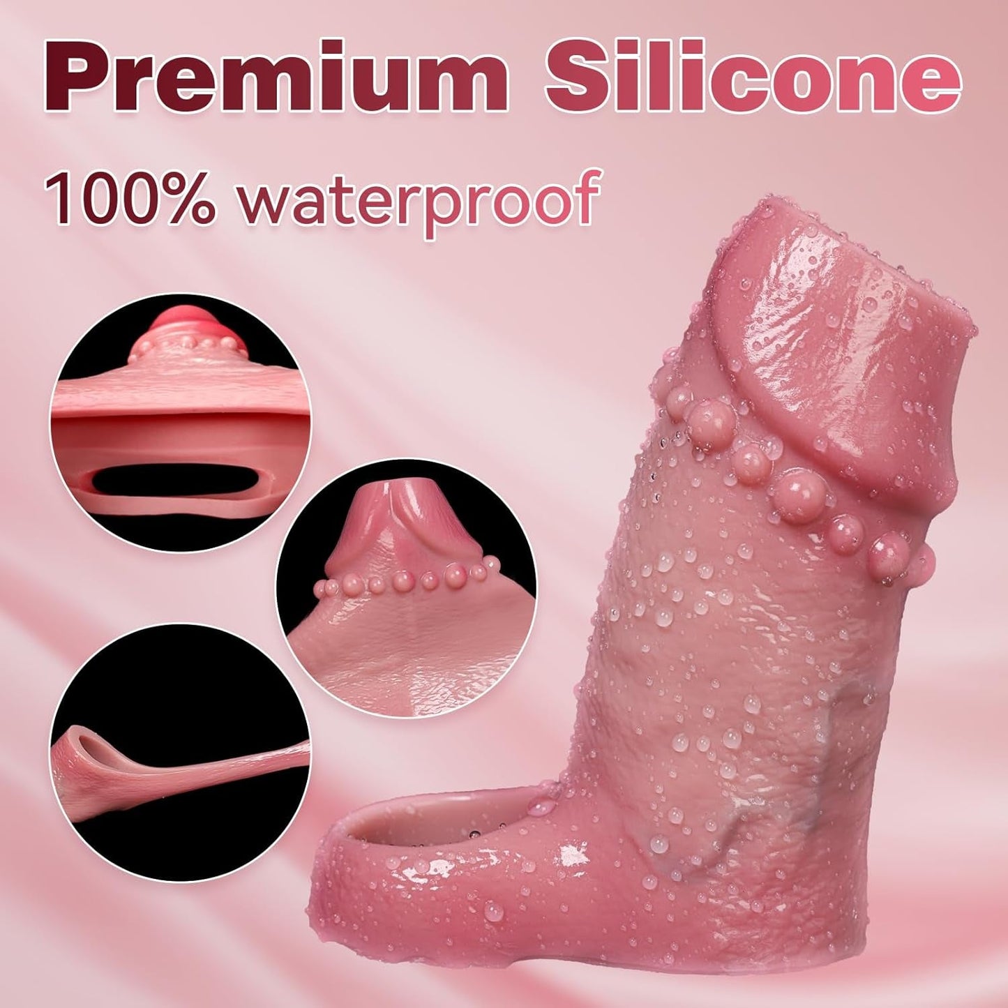 GirthGlide Silicone Penis Sleeve Extender - Vixen | Nova Network