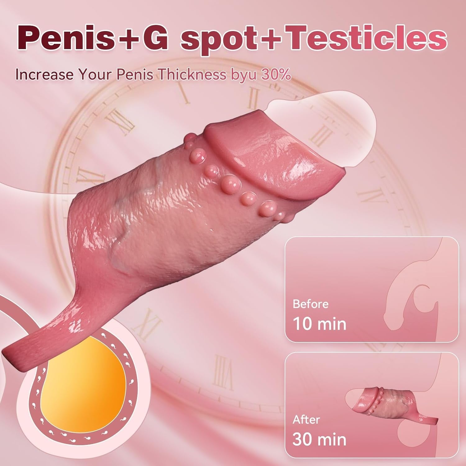 GirthGlide Silicone Penis Sleeve Extender - Vixen | Nova Network