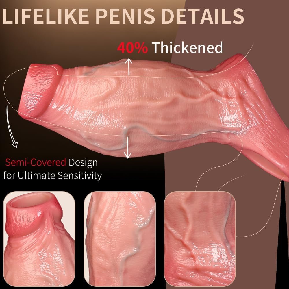 GirthLock 2.5” Silicone Cock Sleeve Extender - Vixen | Nova Network