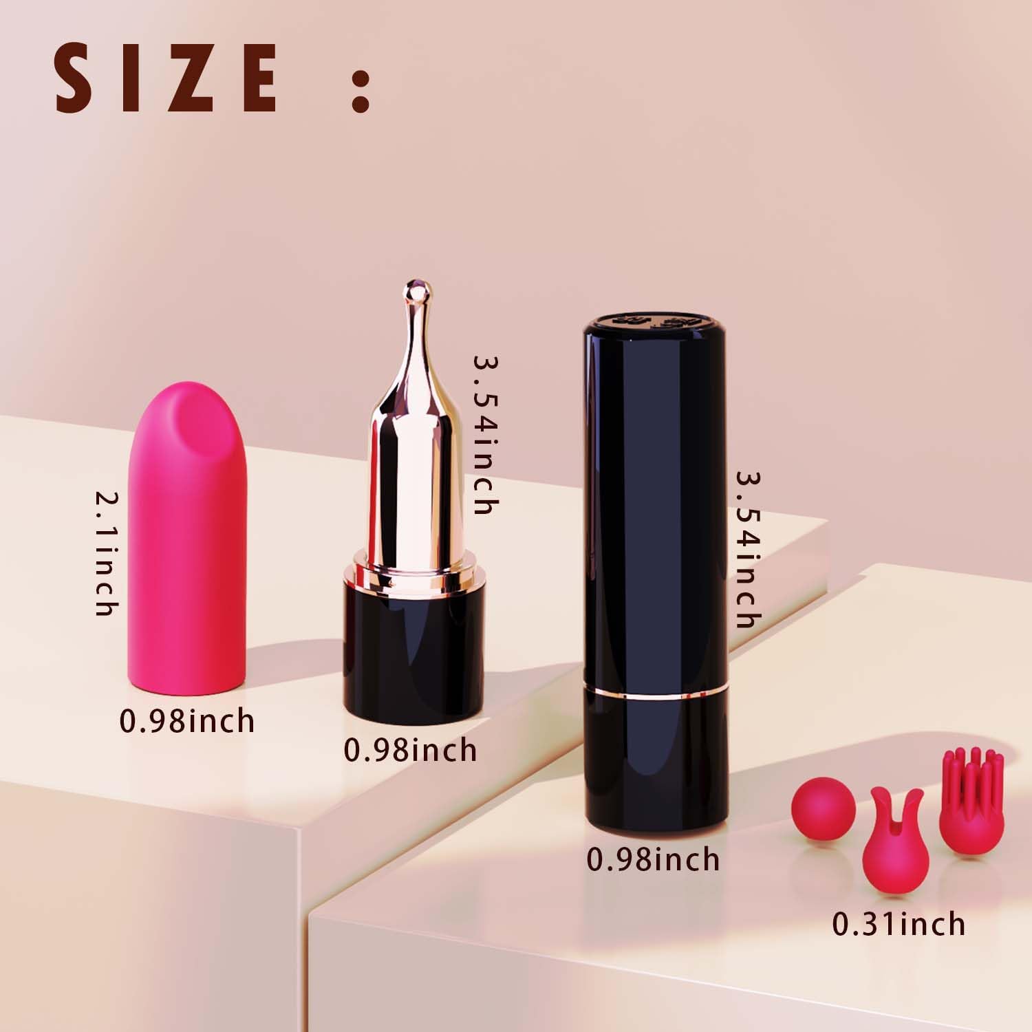 GlamVibe 4 - Play Lipstick Vibrator - Vixen | Nova Network