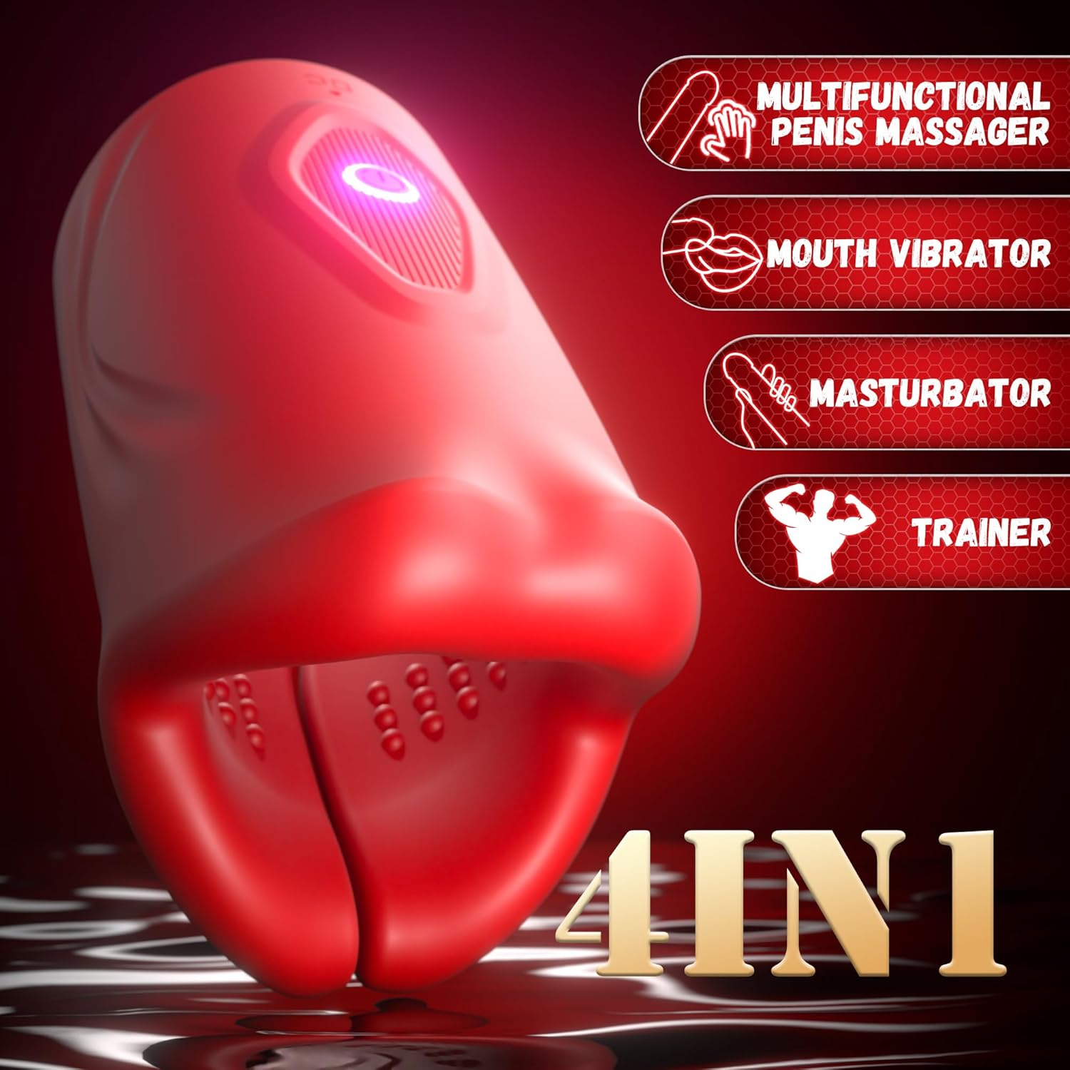 GlansMax 2 - in - 1 Penis Vibrator & Trainer - Vixen | Nova Network