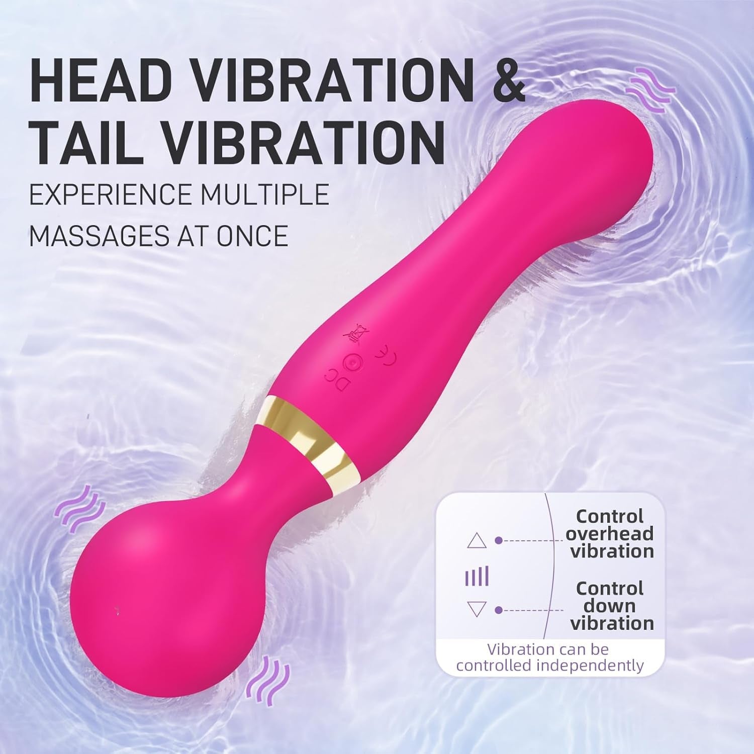 GlideForce Rechargeable G - Spot Wand Vibrator - Vixen | Nova Network