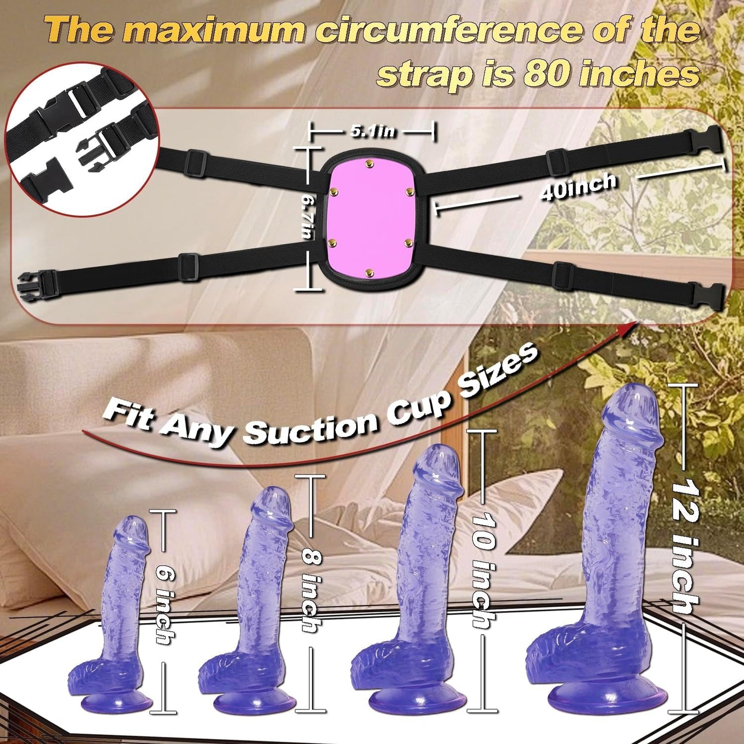 GlideLock Strong ABS Suction Dildo Mount - Vixen | Nova Network