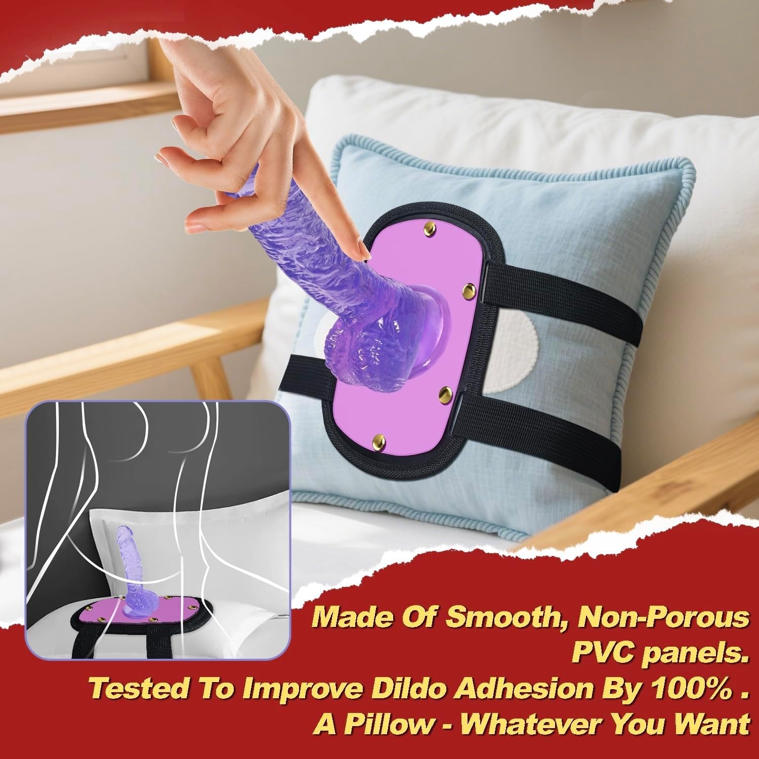 GlideLock Strong ABS Suction Dildo Mount - Vixen | Nova Network