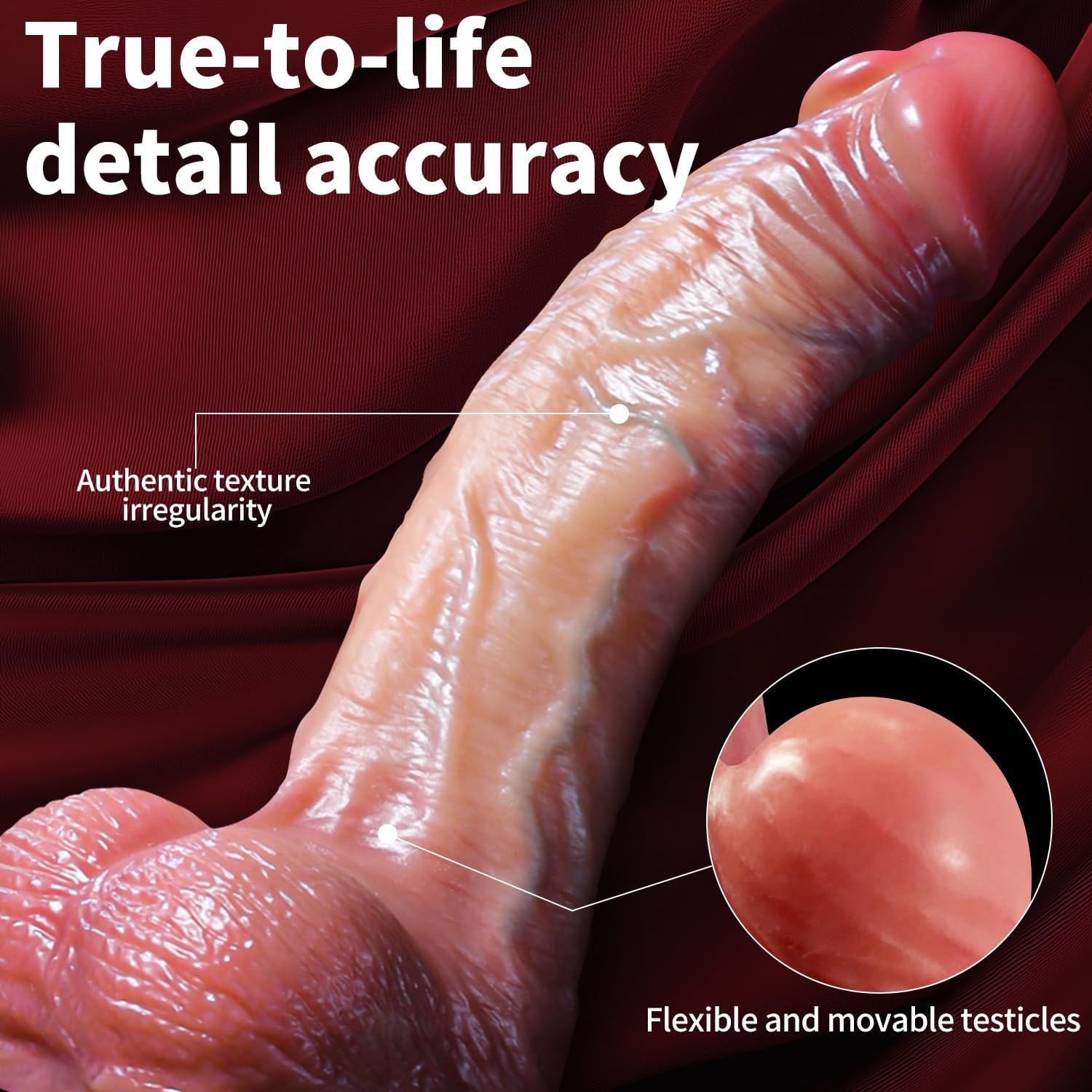 GlideReal – 8.5” Extra Skin Dildo - Vixen | Nova Network