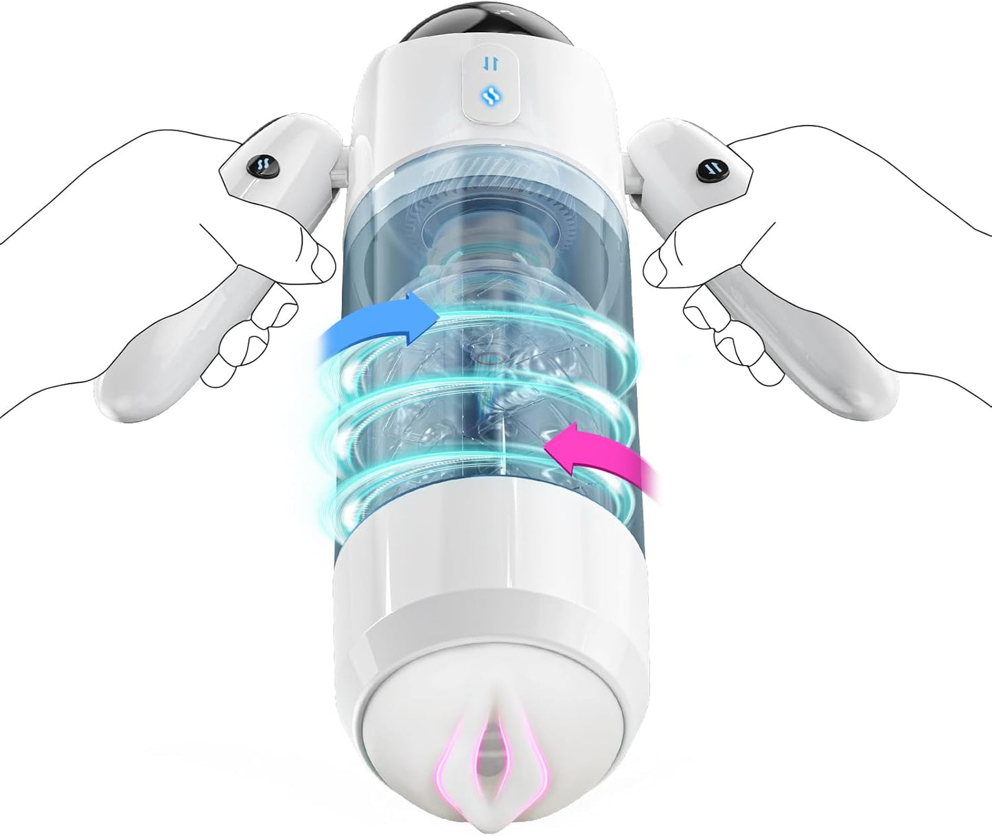 GlideWing Thrusting Rotating Male Stroker - Vixen | Nova Network
