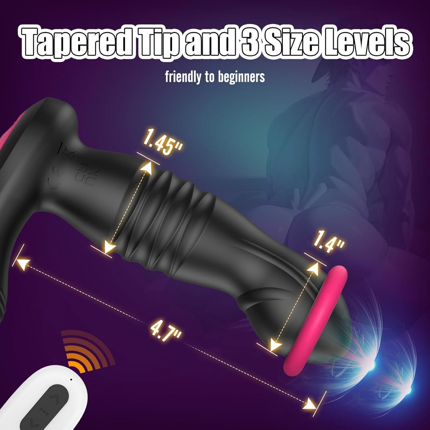 GloryShaft Thrusting Vibrating Prostate Massager - Vixen | Nova Network