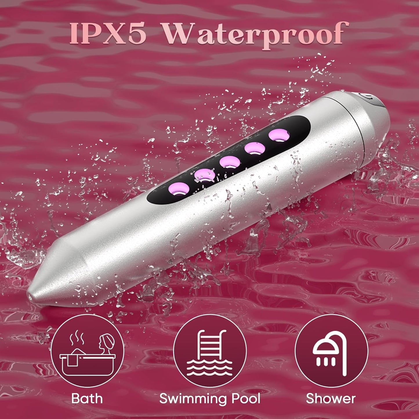 GlowBullet LED Mini Bullet Vibrator - Vixen | Nova Network