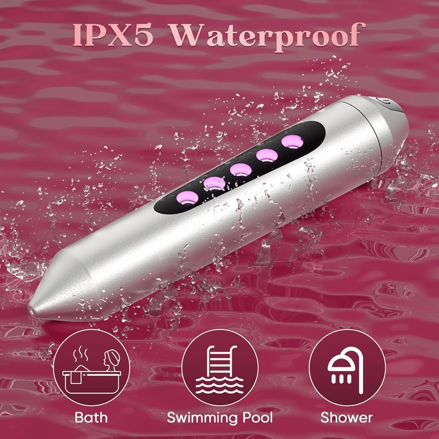 GlowBullet LED Mini Bullet Vibrator - Vixen | Nova Network