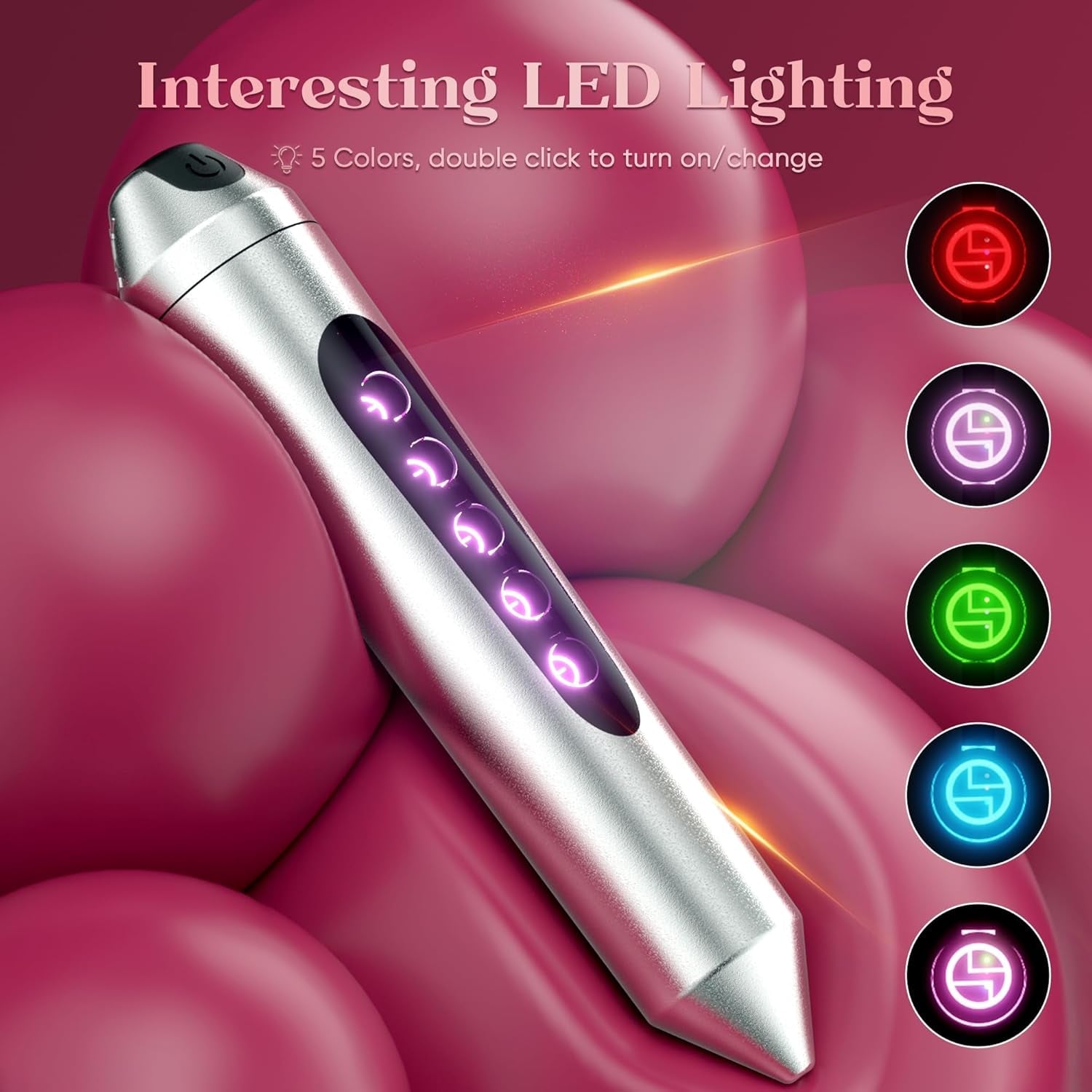 GlowBullet LED Mini Bullet Vibrator - Vixen | Nova Network