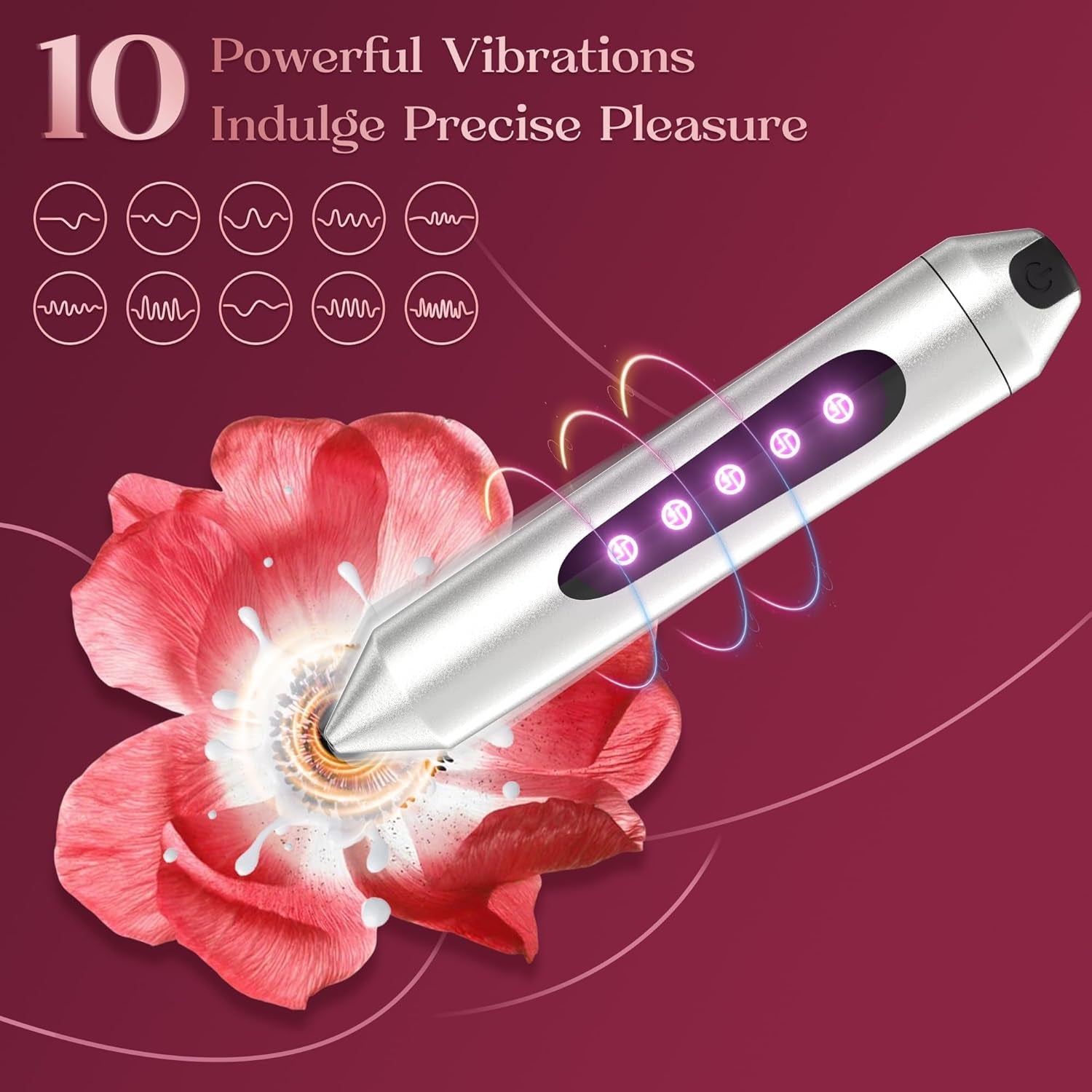 GlowBullet LED Mini Bullet Vibrator - Vixen | Nova Network