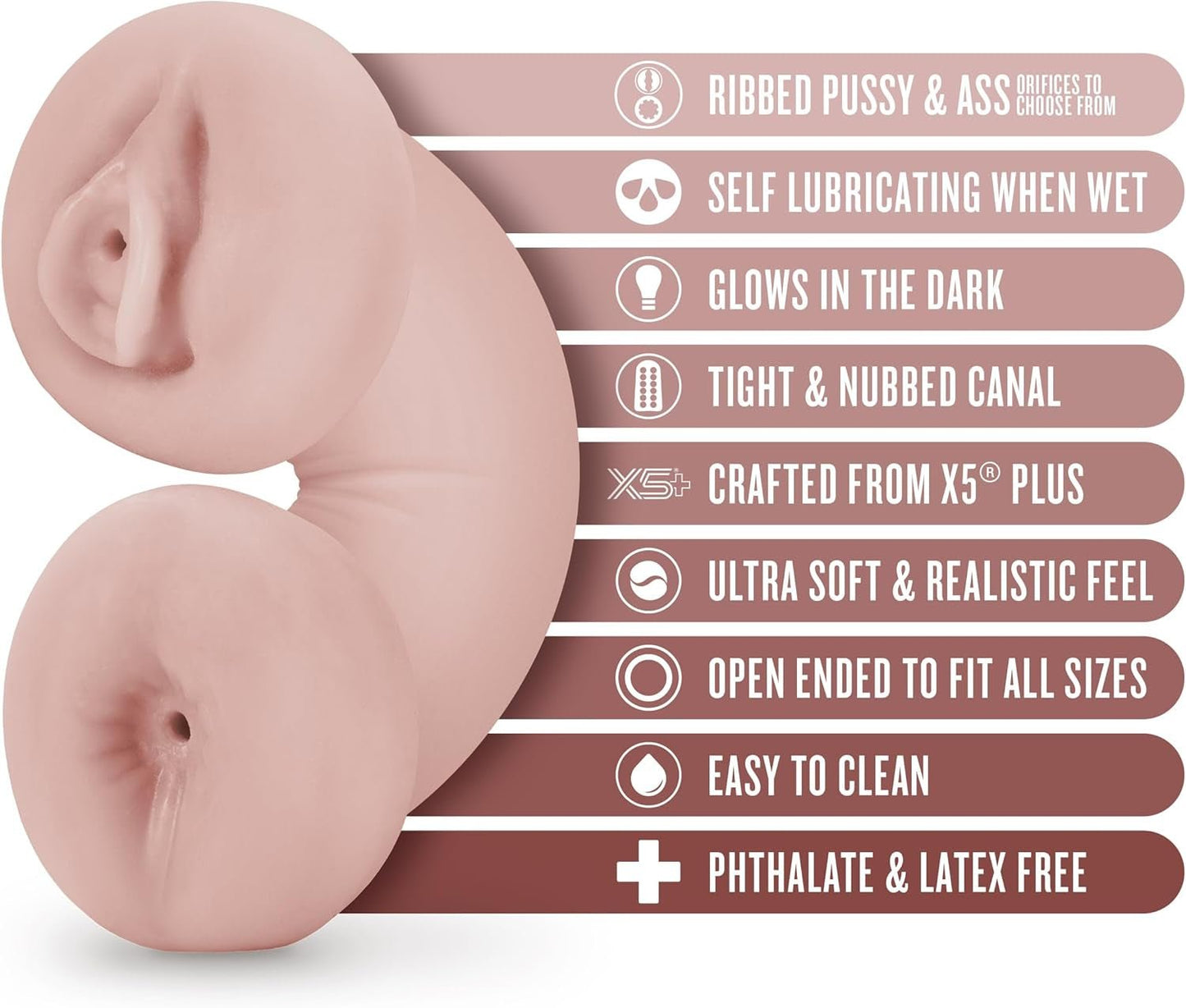 GlowGrip Glow - in - the - Dark Pocket Pussy Stroker - Vixen | Nova Network