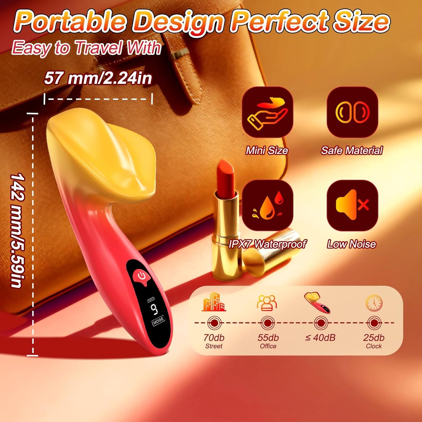 GlowPulse Smart Clit & Vulva Vibrator - Vixen | Nova Network