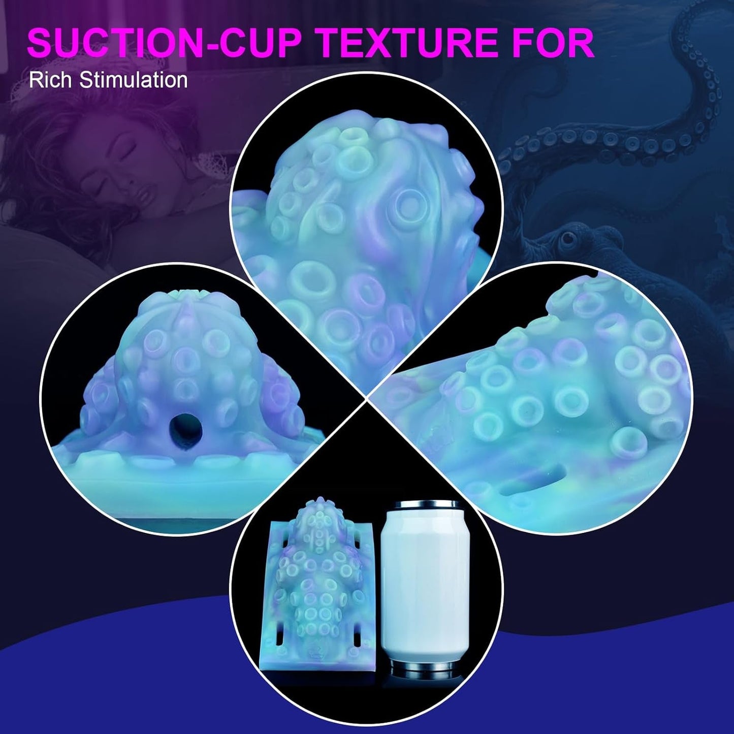 GlowTide Tentacle Clit Grinder with Belt - Vixen | Nova Network