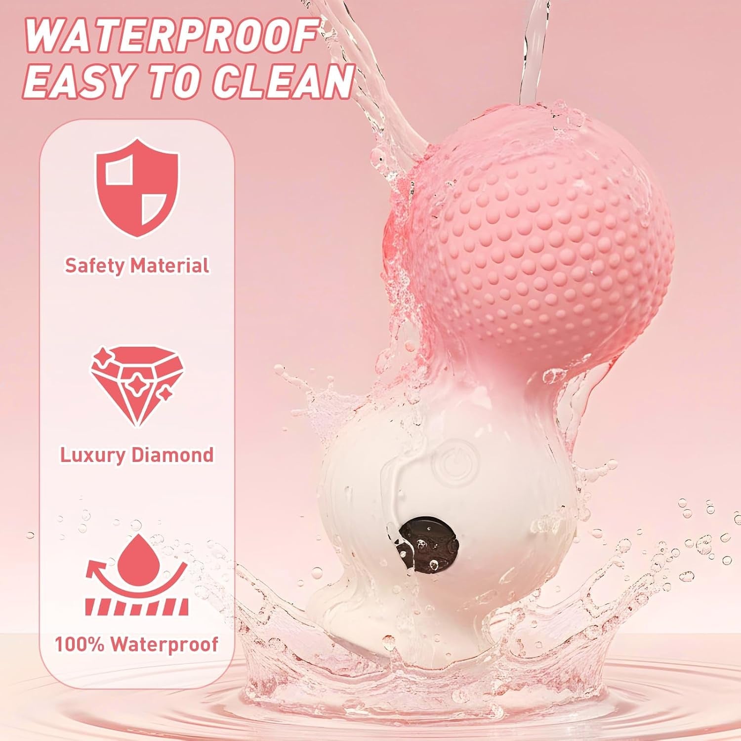 GlowTouch Chic Mini Wand Vibrator - Vixen | Nova Network