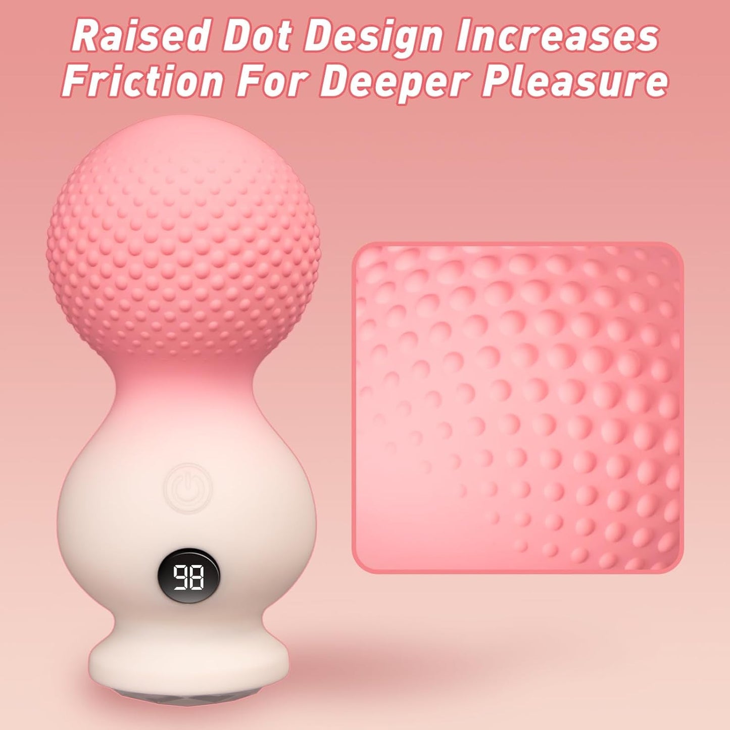 GlowTouch Chic Mini Wand Vibrator - Vixen | Nova Network