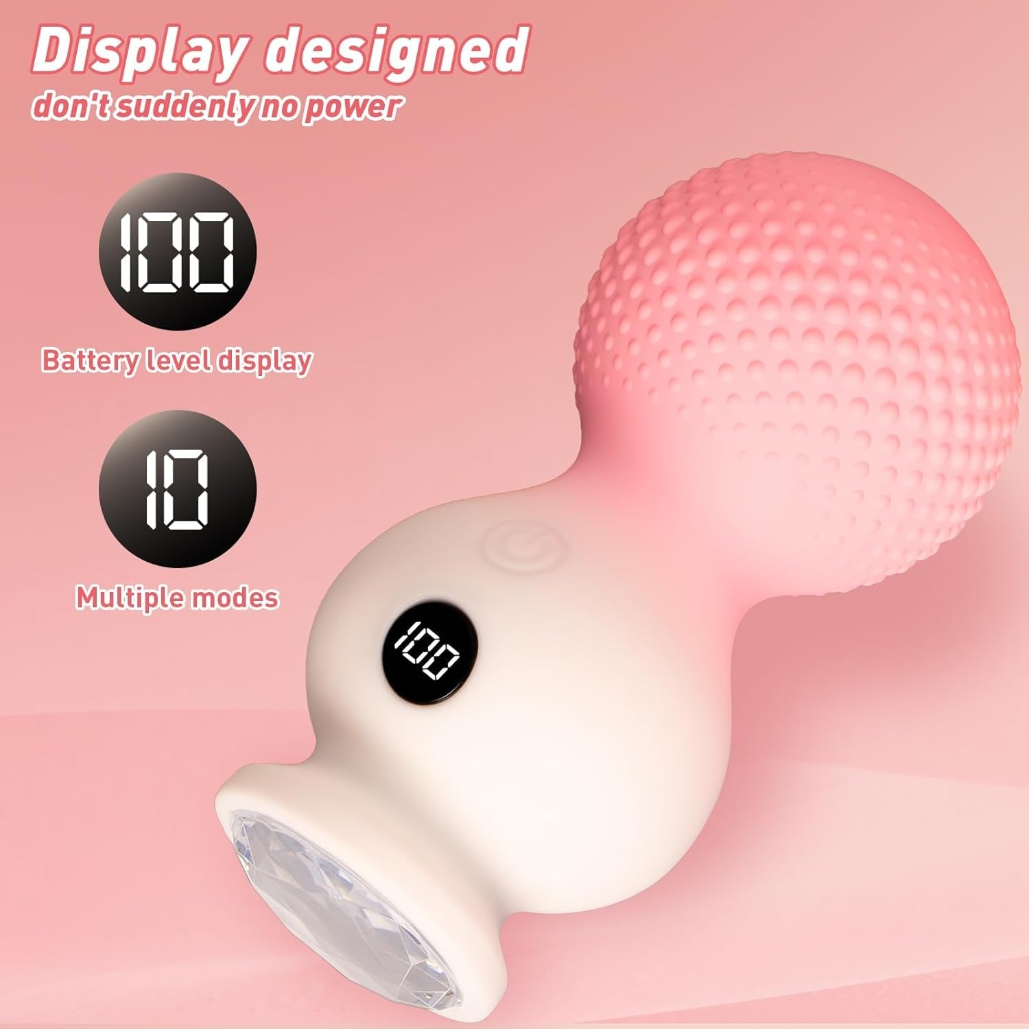GlowTouch Chic Mini Wand Vibrator - Vixen | Nova Network