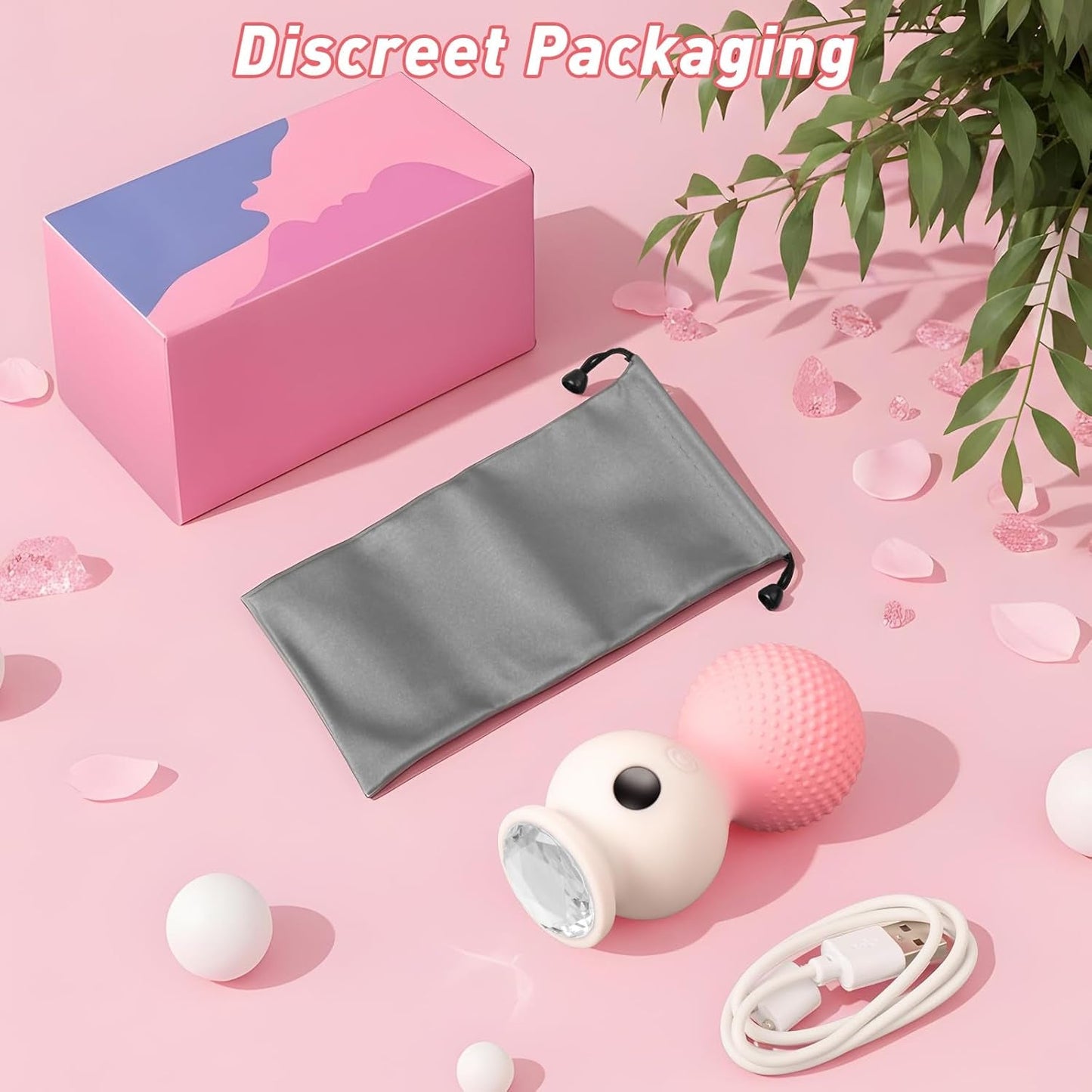 GlowTouch Chic Mini Wand Vibrator - Vixen | Nova Network