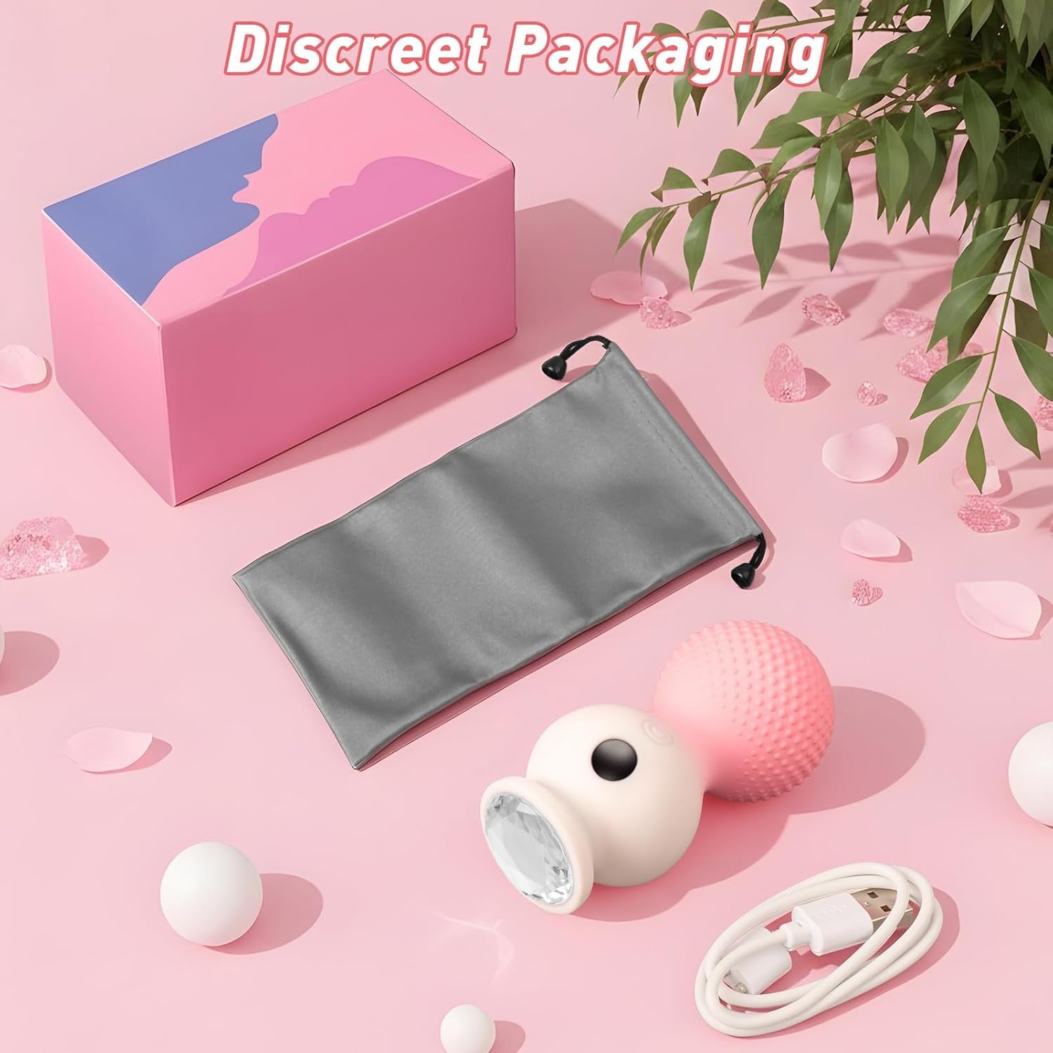 GlowTouch Chic Mini Wand Vibrator - Vixen | Nova Network
