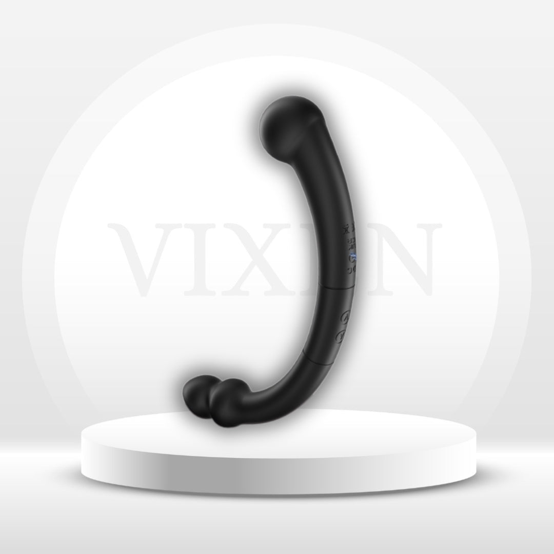 GoldenCurve Dual-Ended Prostate Massager & Anal Hook – App, 10 Modes - Vixen Adult Playroom