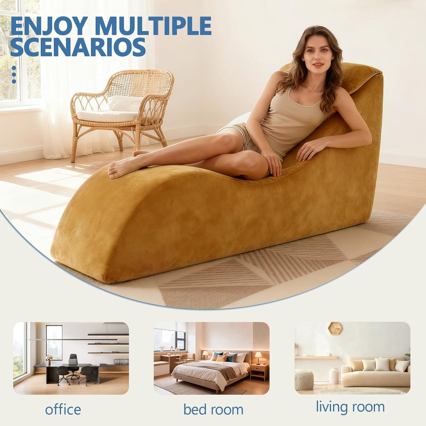 GoldenVice Intimate Sex Chaise Lounge Chair - Vixen | Nova Network