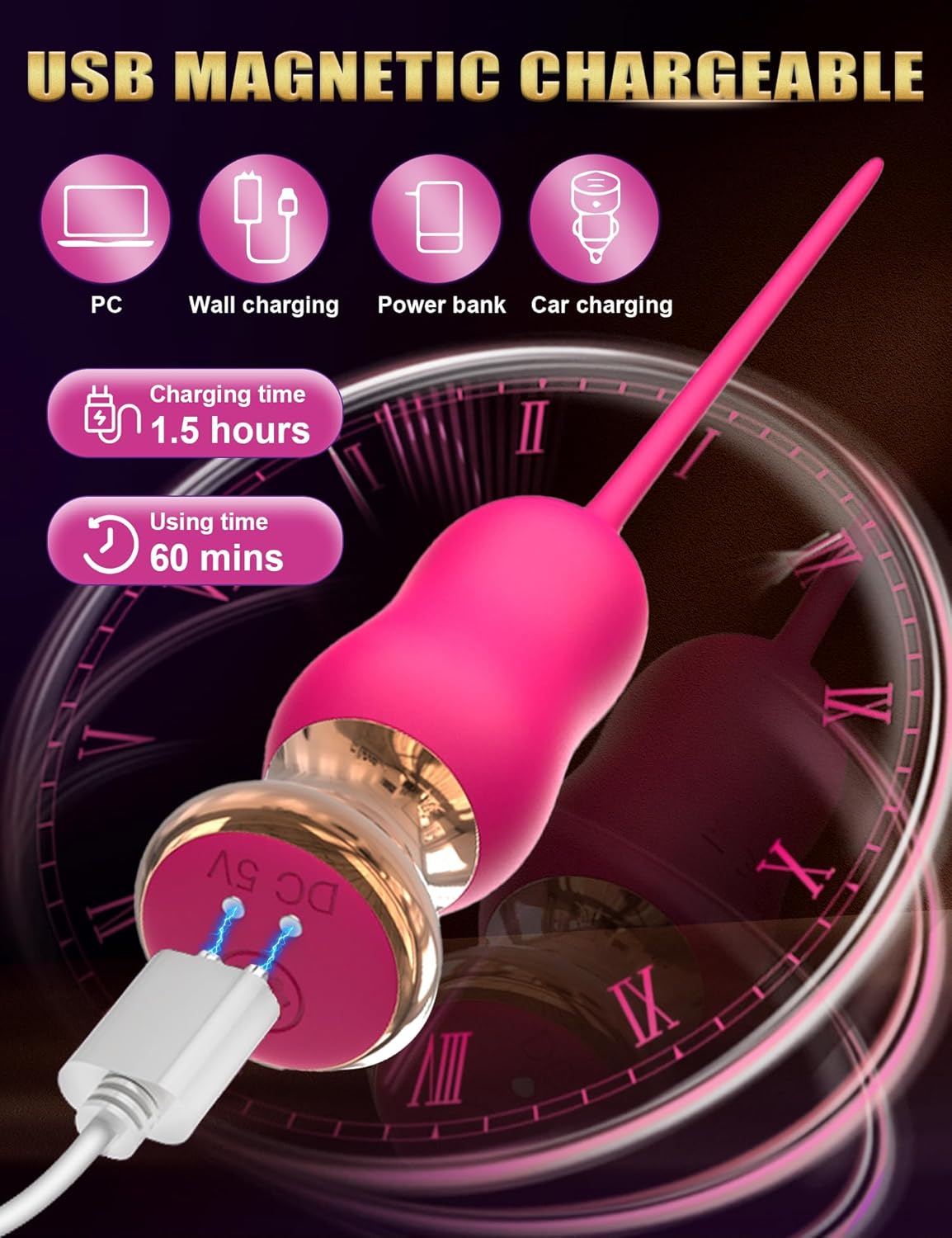 GoldRush Gold - Plated Urethral Vibrator Wand - Vixen | Nova Network
