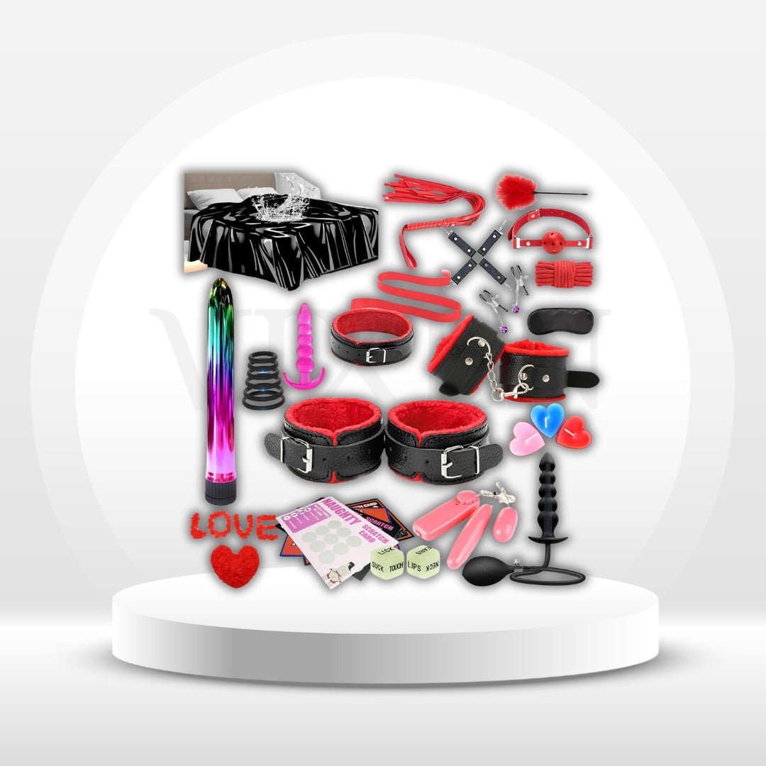 GrandSeduction 31-Piece Bondage Kit - Vixen Adult Playroom