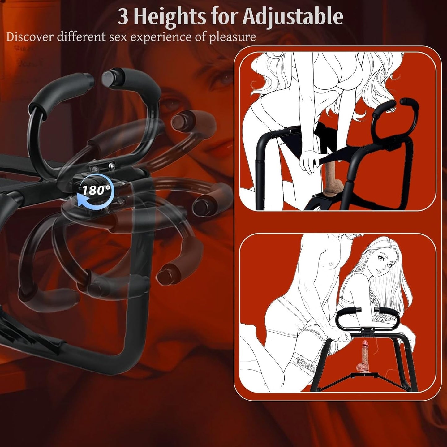 GravityFlex Adjustable Intimacy Motion Chair - Vixen | Nova Network