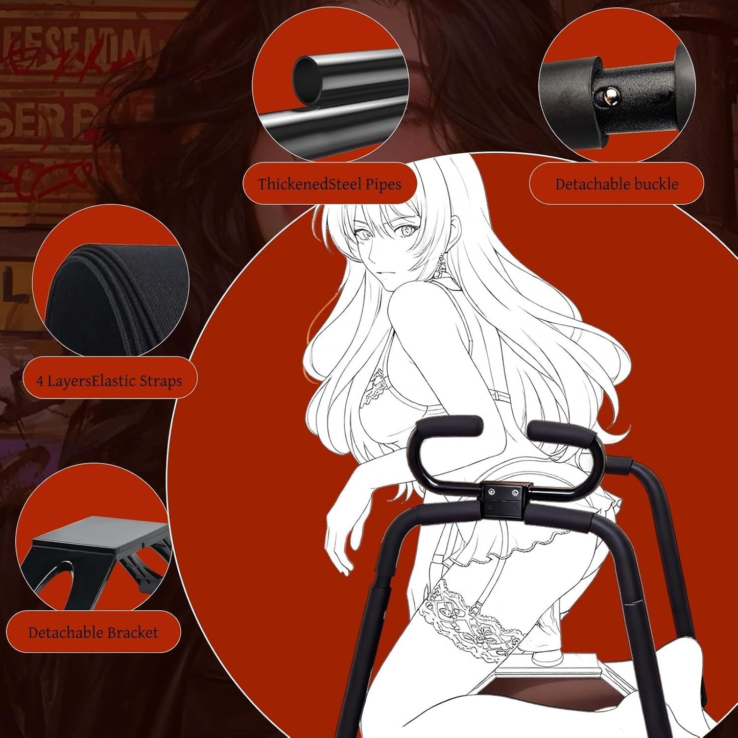 GravityFlex Adjustable Intimacy Motion Chair - Vixen | Nova Network