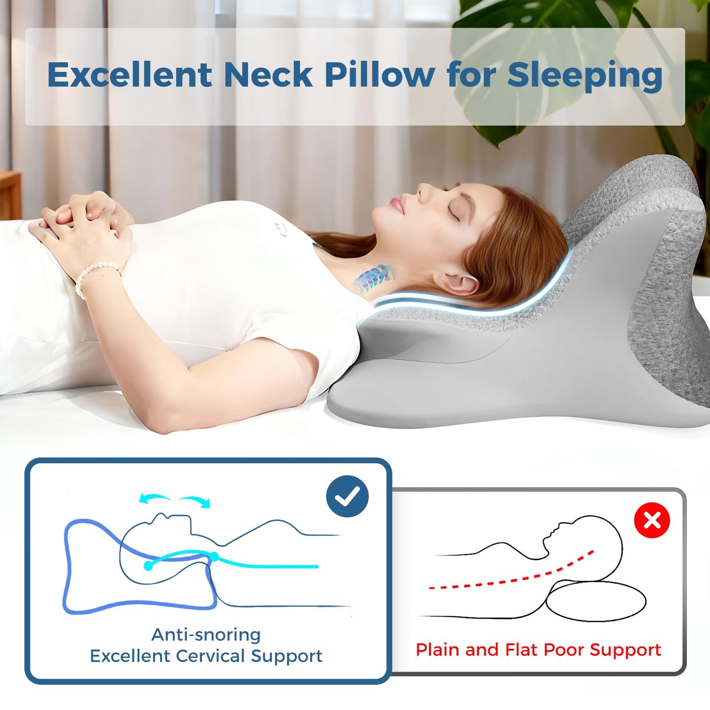 Gray Couples Intimacy Positioning Wedge Pillow - Vixen | Nova Network