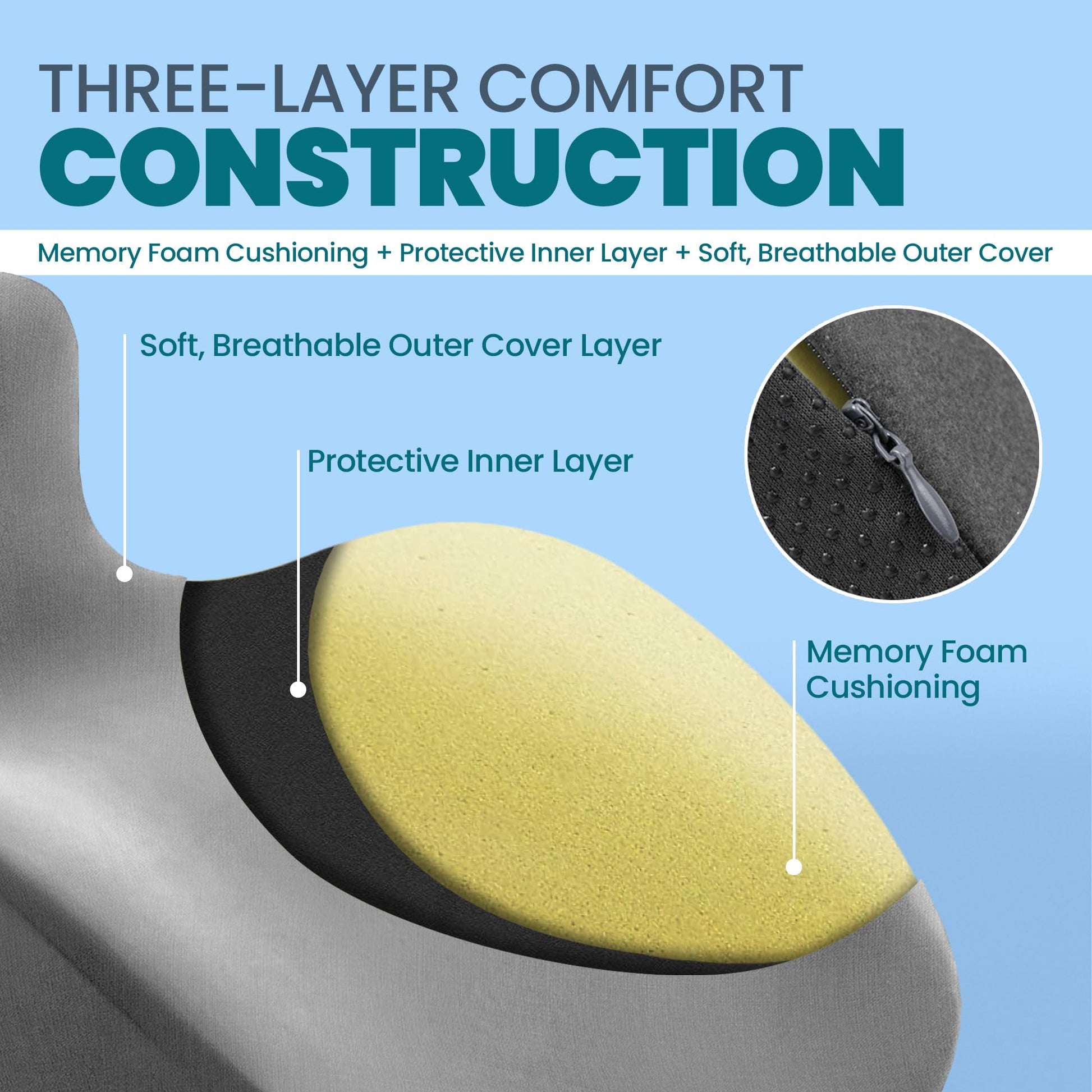 Gray Couples Intimate Position Support Wedge Pillow - Vixen | Nova Network