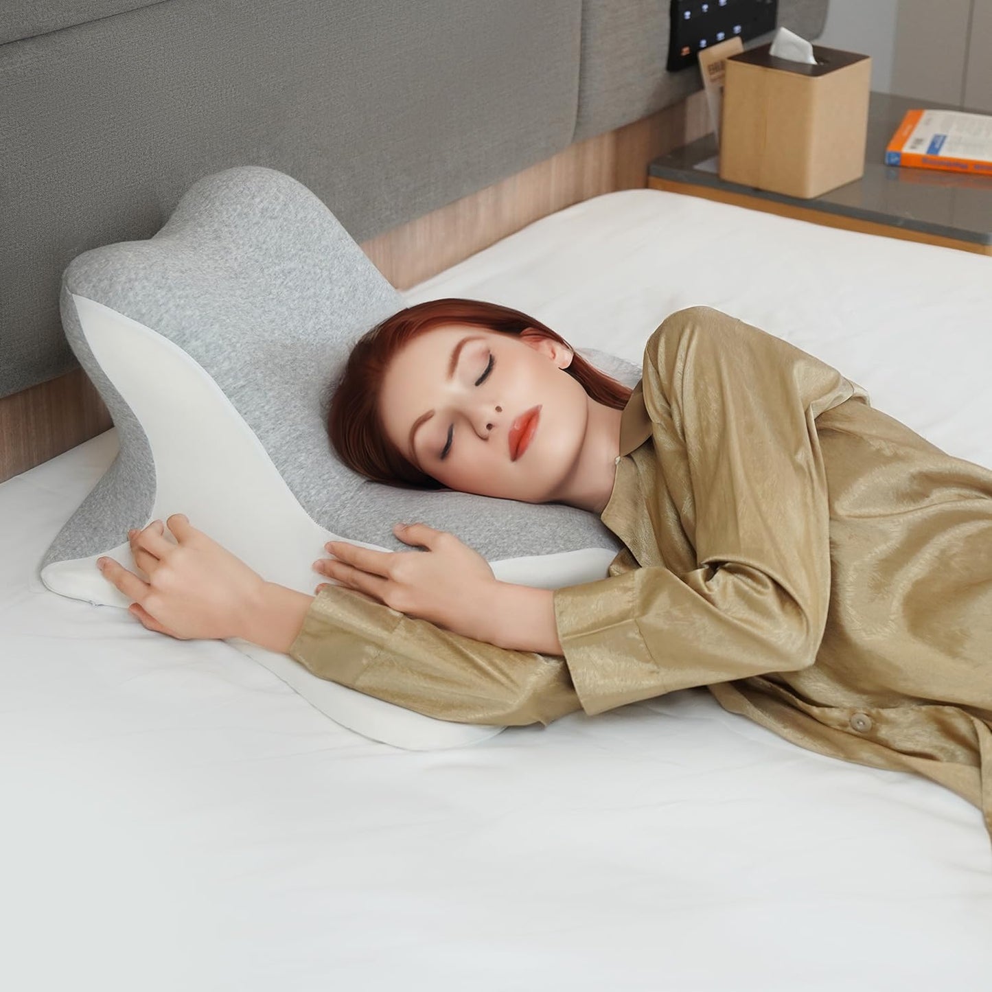 Gray Couples Intimate Position Wedge Pillow - Vixen | Nova Network