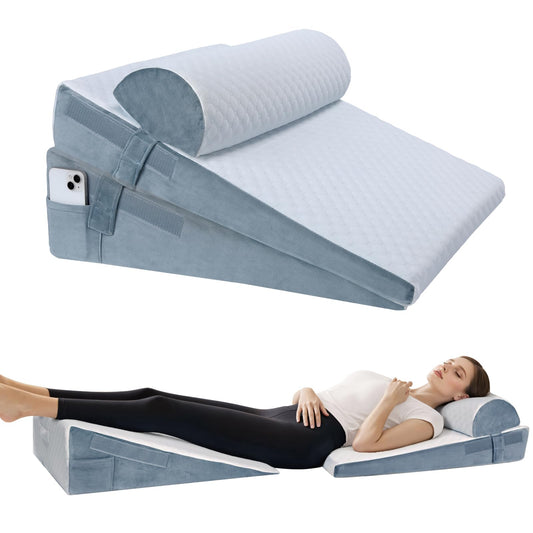 Gray Couples Intimate Position Wedge Set - Vixen | Nova Network