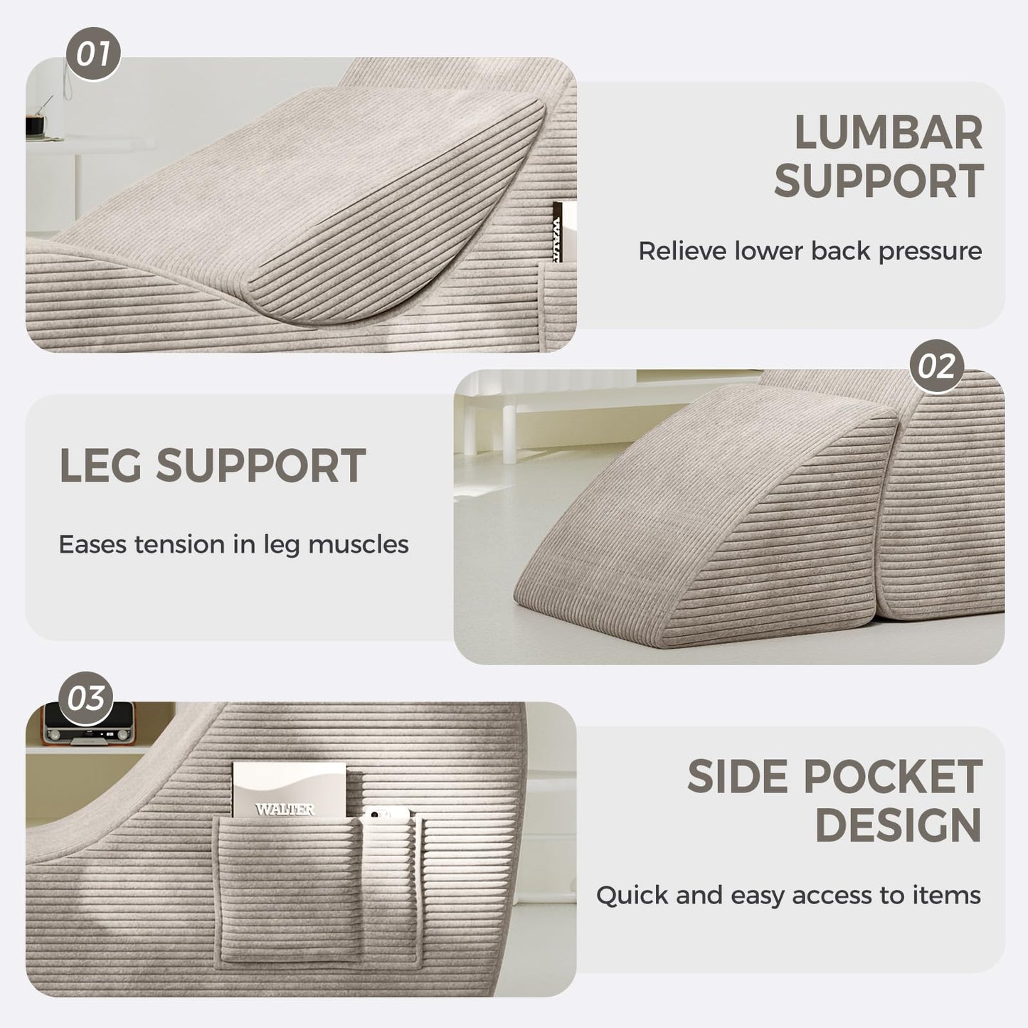 Gray Ergonomic Intimate Support Sex Chaise - Vixen | Nova Network