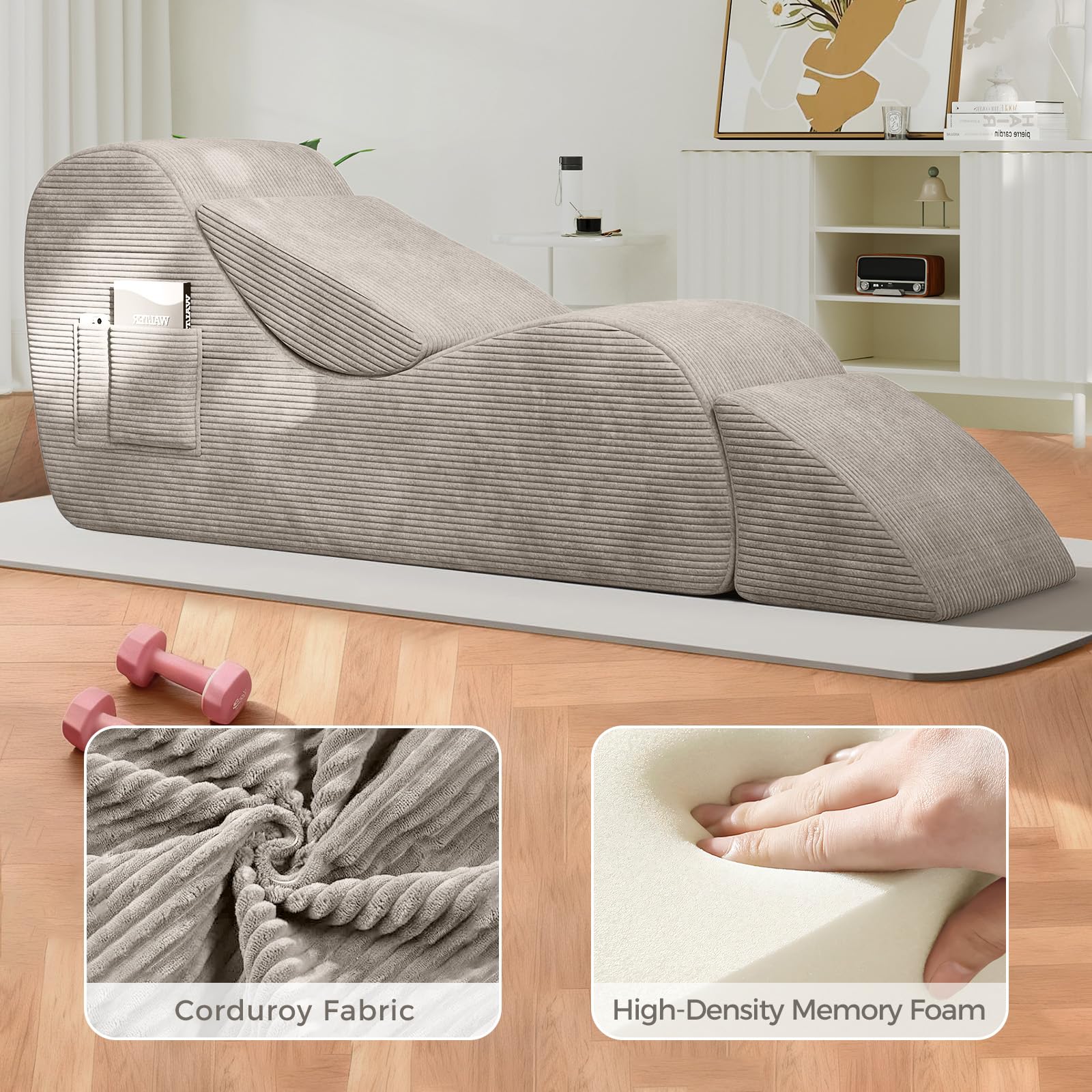 Gray Ergonomic Intimate Support Sex Chaise - Vixen | Nova Network