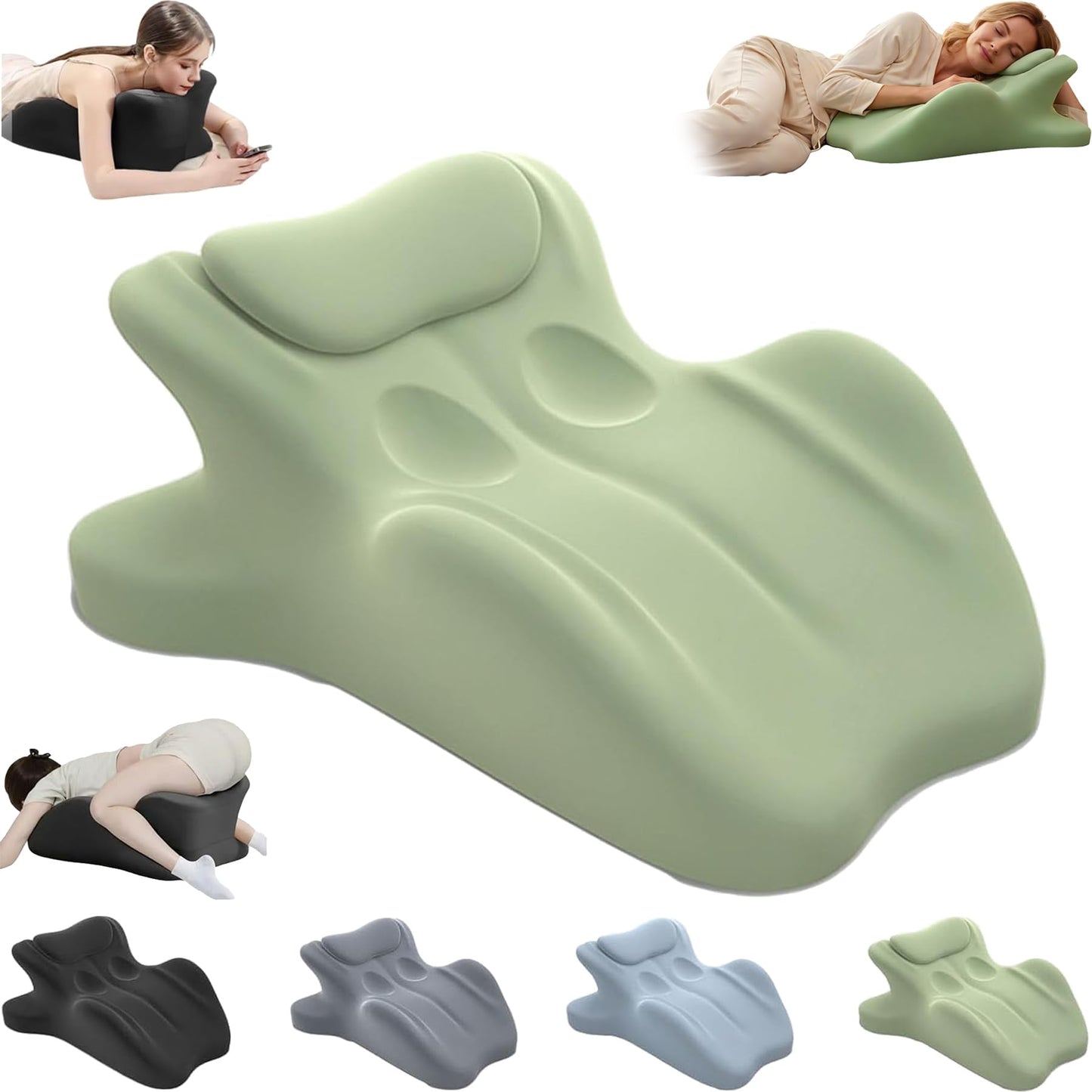 Green Memory Foam Couples Intimacy Support Pillow - Vixen | Nova Network