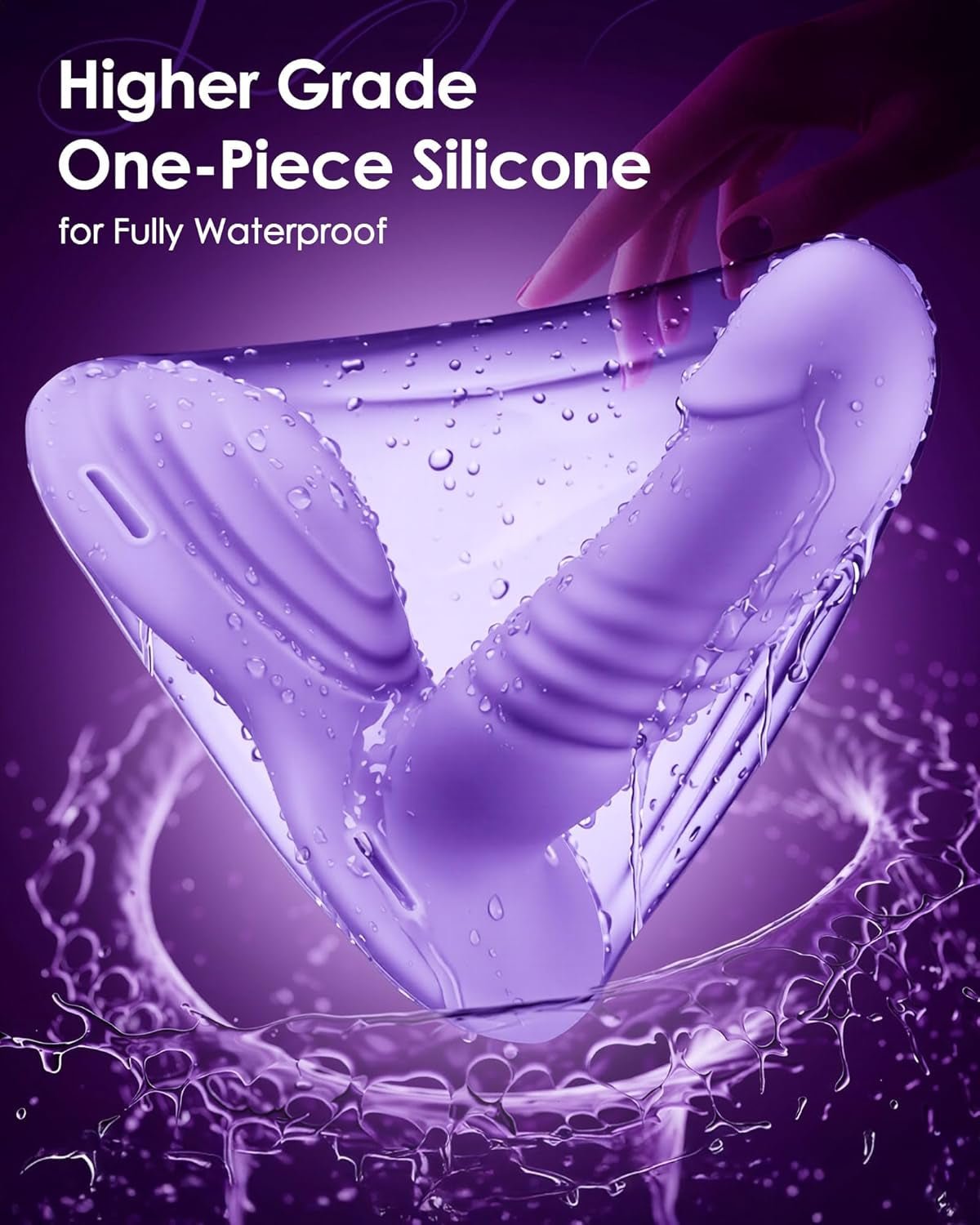 Grind & Glide Strap-On Riding Thrusting Dildo – App Remote, 9x9 Modes - Vixen Adult Playroom