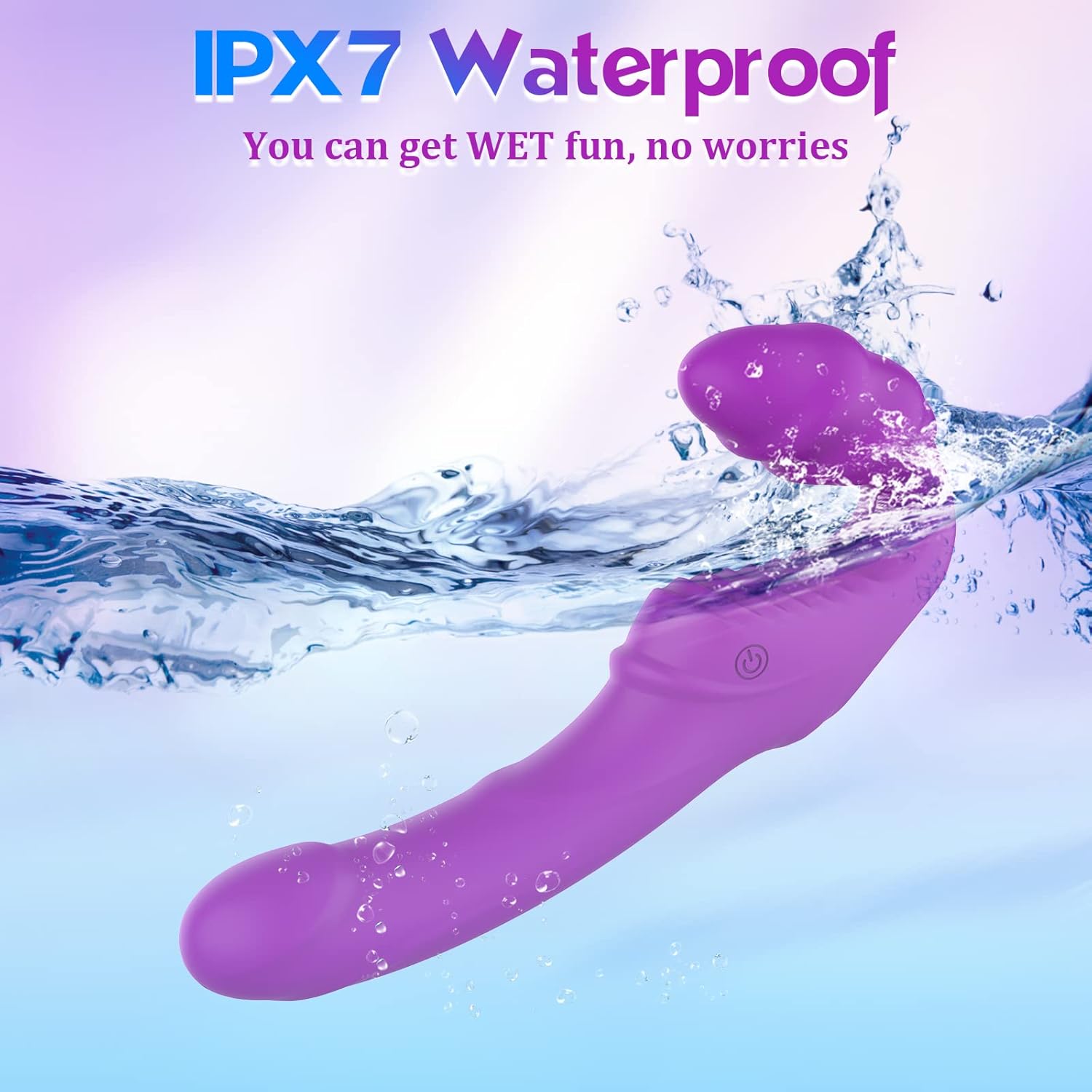GrindFit Ergonomic Strapless Strap - On Dildo Vibrator - Vixen | Nova Network