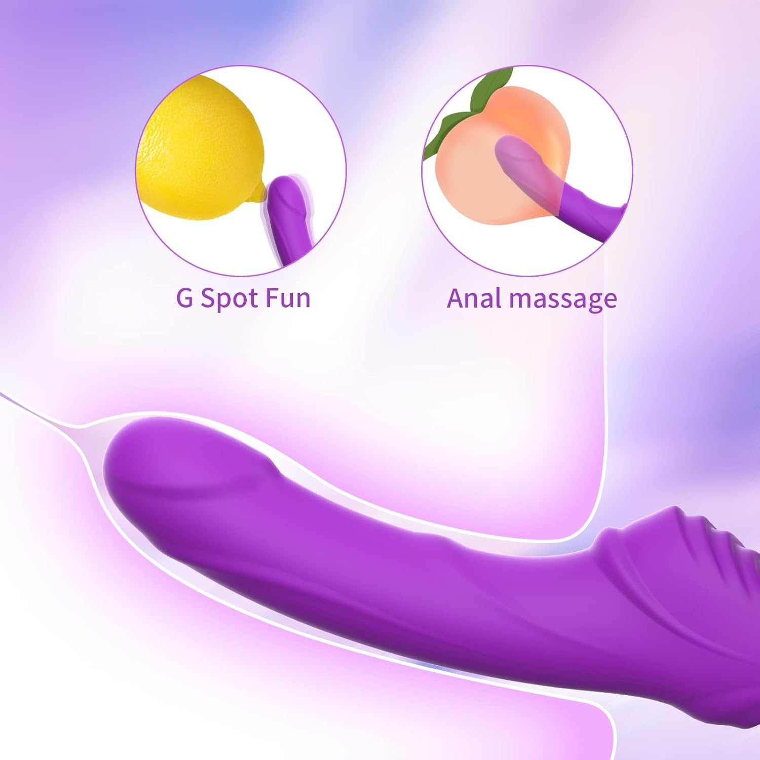 GrindFit Ergonomic Strapless Strap - On Dildo Vibrator - Vixen | Nova Network