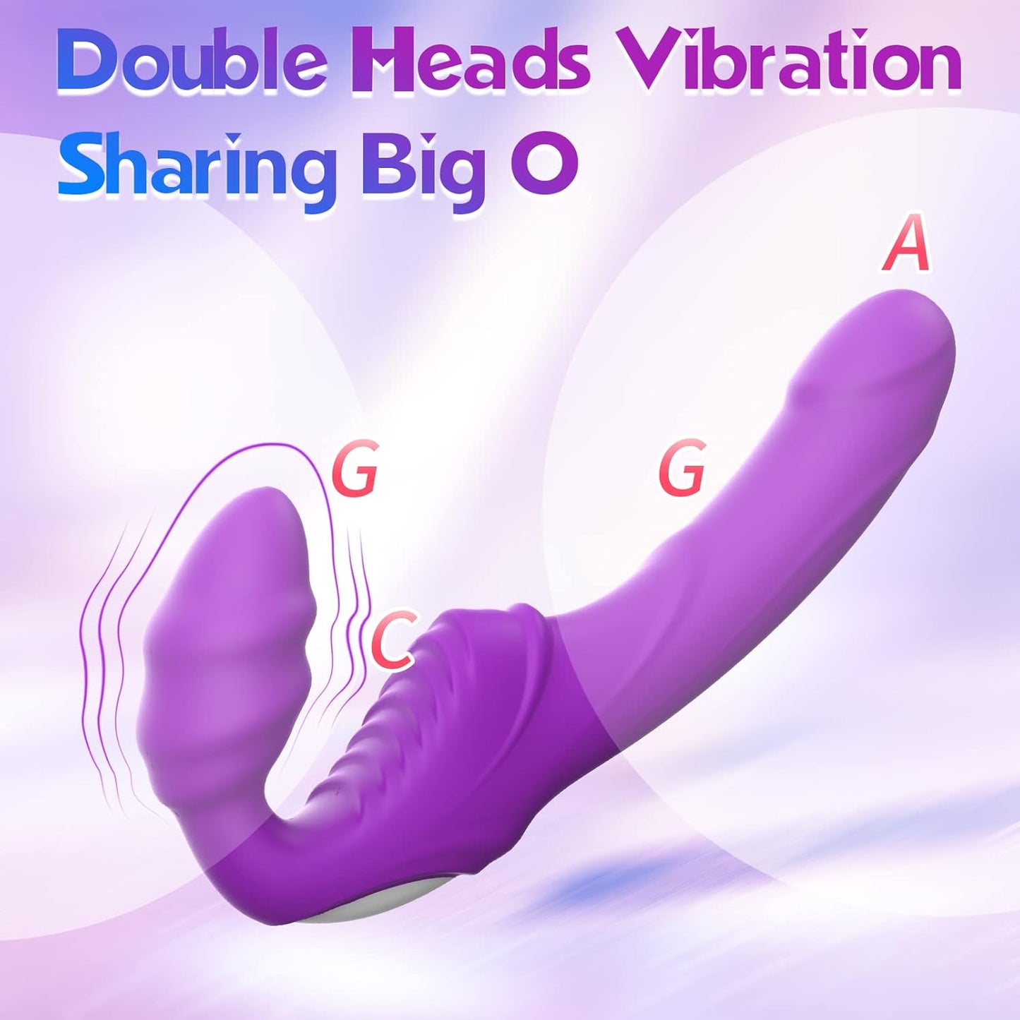 GrindFit Ergonomic Strapless Strap - On Dildo Vibrator - Vixen | Nova Network