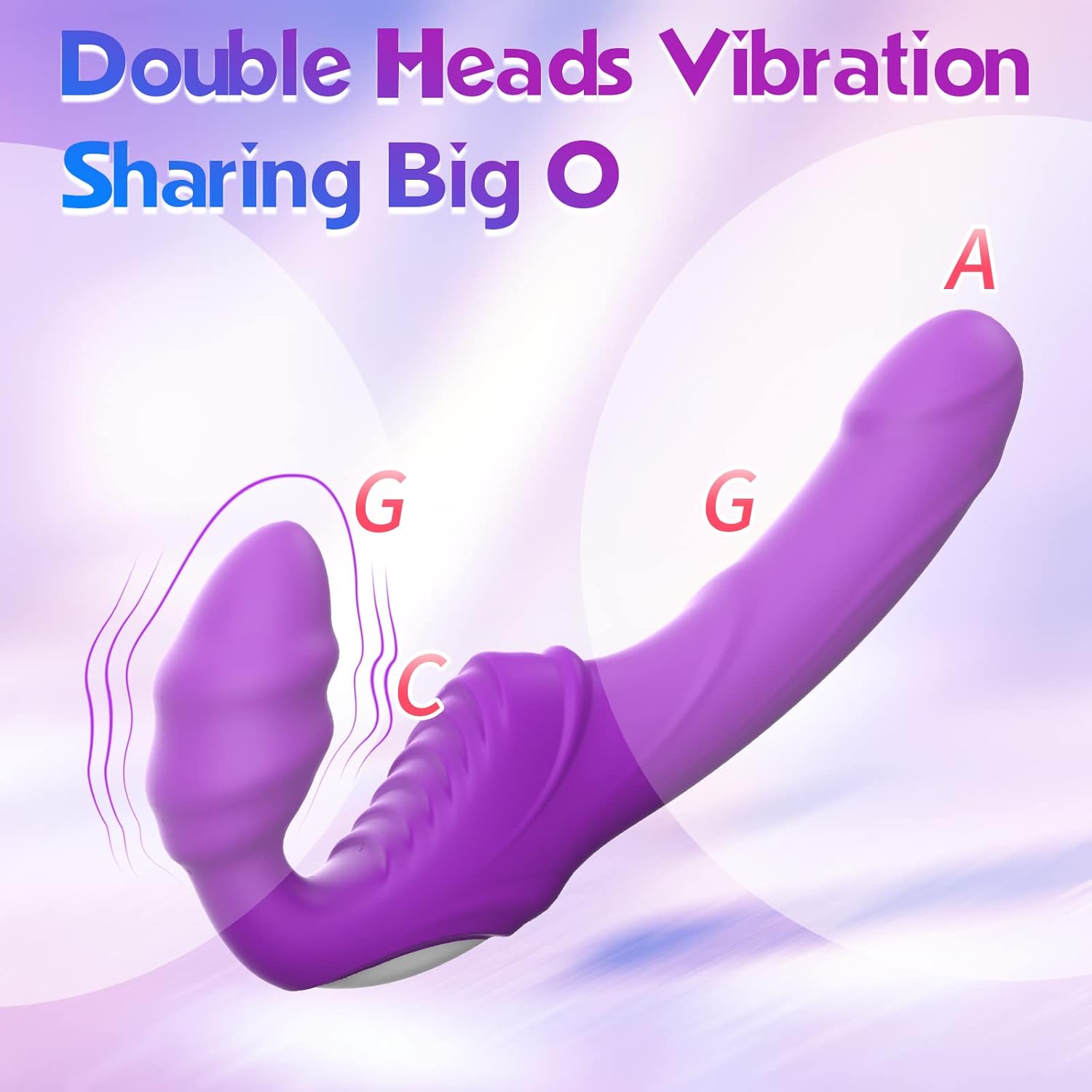 GrindFit Ergonomic Strapless Strap - On Dildo Vibrator - Vixen | Nova Network