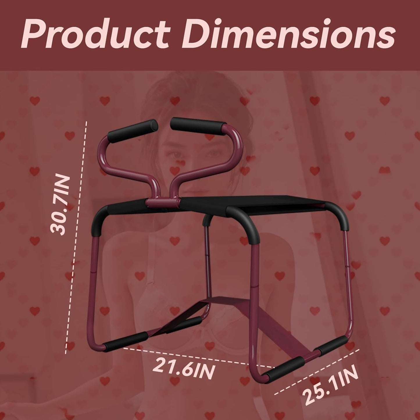 GripGlide Heavy - Duty Sex Chair for Deep Play - Vixen | Nova Network