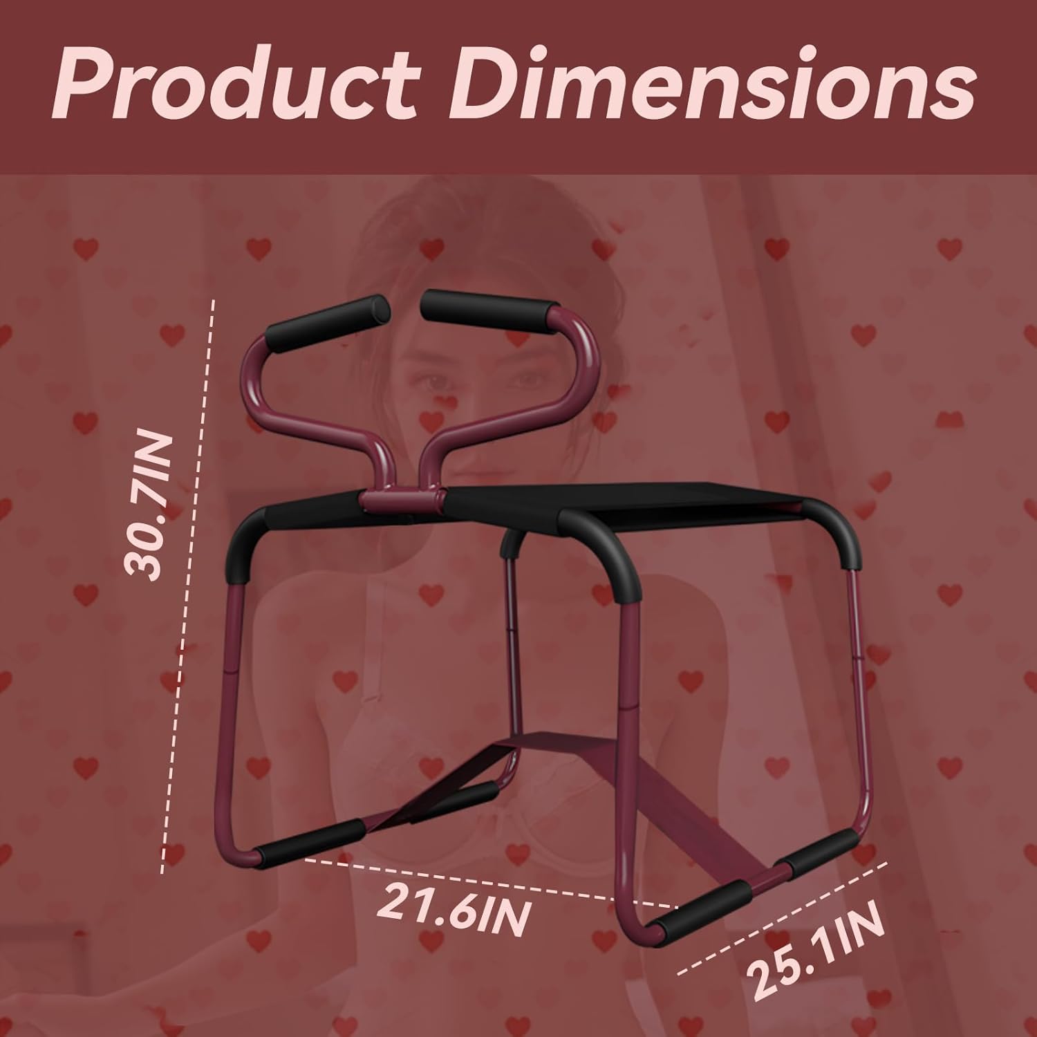 GripGlide Heavy - Duty Sex Chair for Deep Play - Vixen | Nova Network